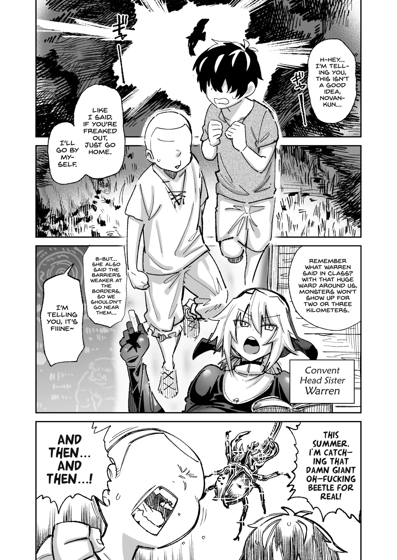 Mamono no Sei dakara Shikata nee yona | It’s the Monster’s Fault, I Can't Really Help It page 4 full