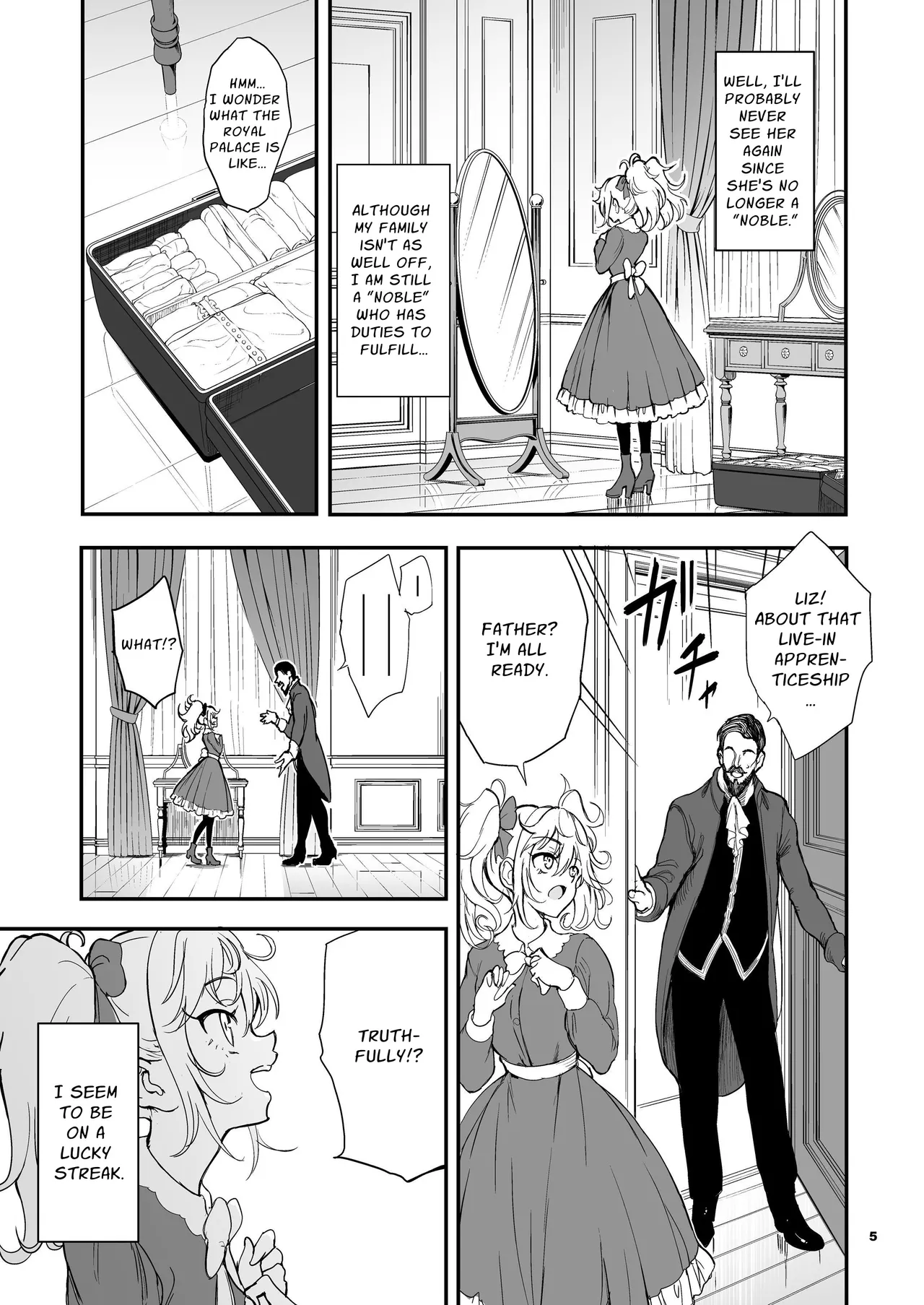 Maid Kyouiku. 8 -Botsuraku Kizoku Rurikawa Tsubaki- page 5 full