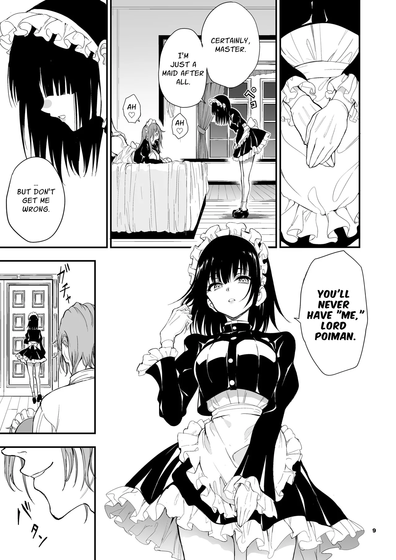 Maid Kyouiku. 8 -Botsuraku Kizoku Rurikawa Tsubaki- page 9 full