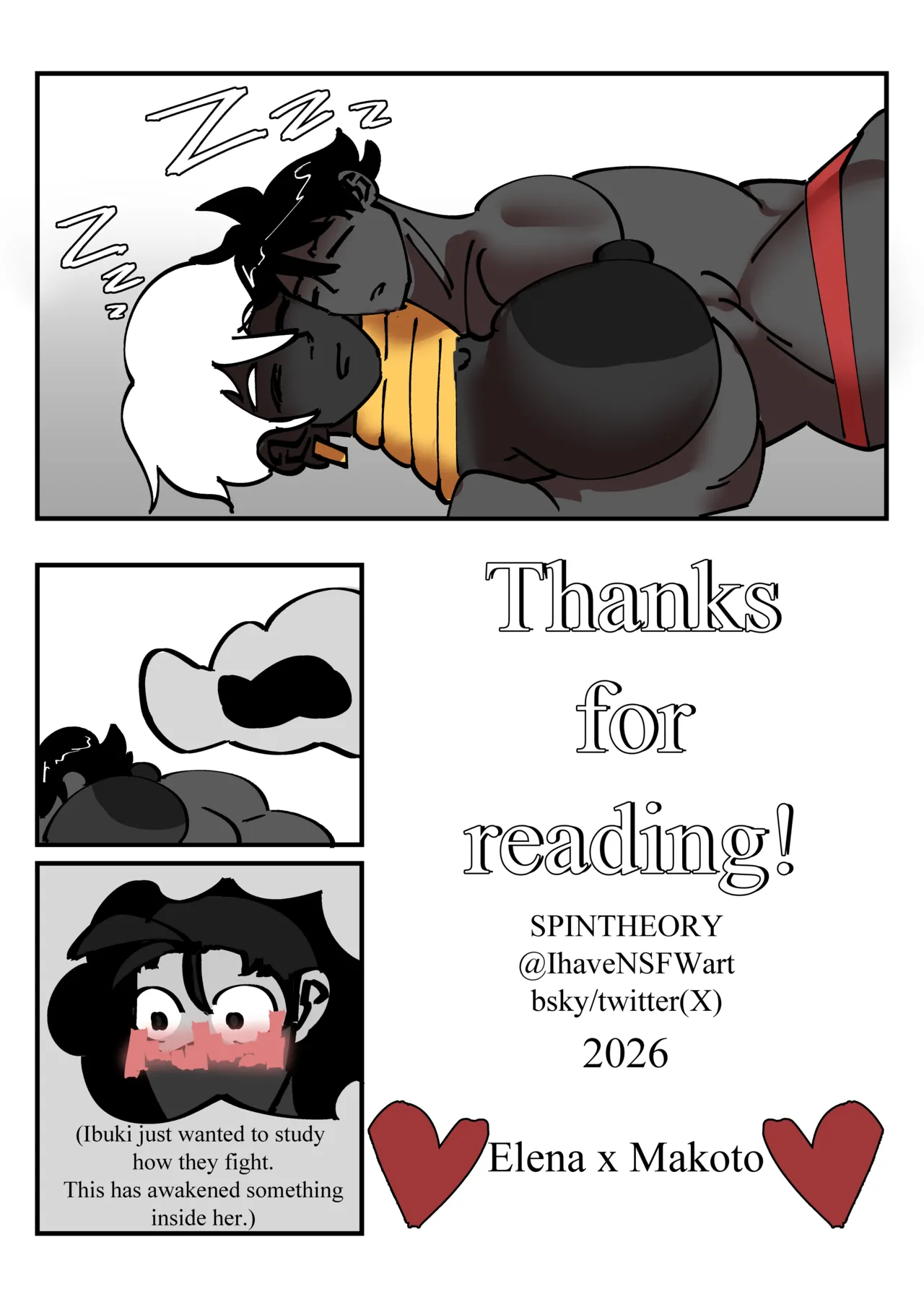 Makoto x Elena ! Post Battle page 6 full