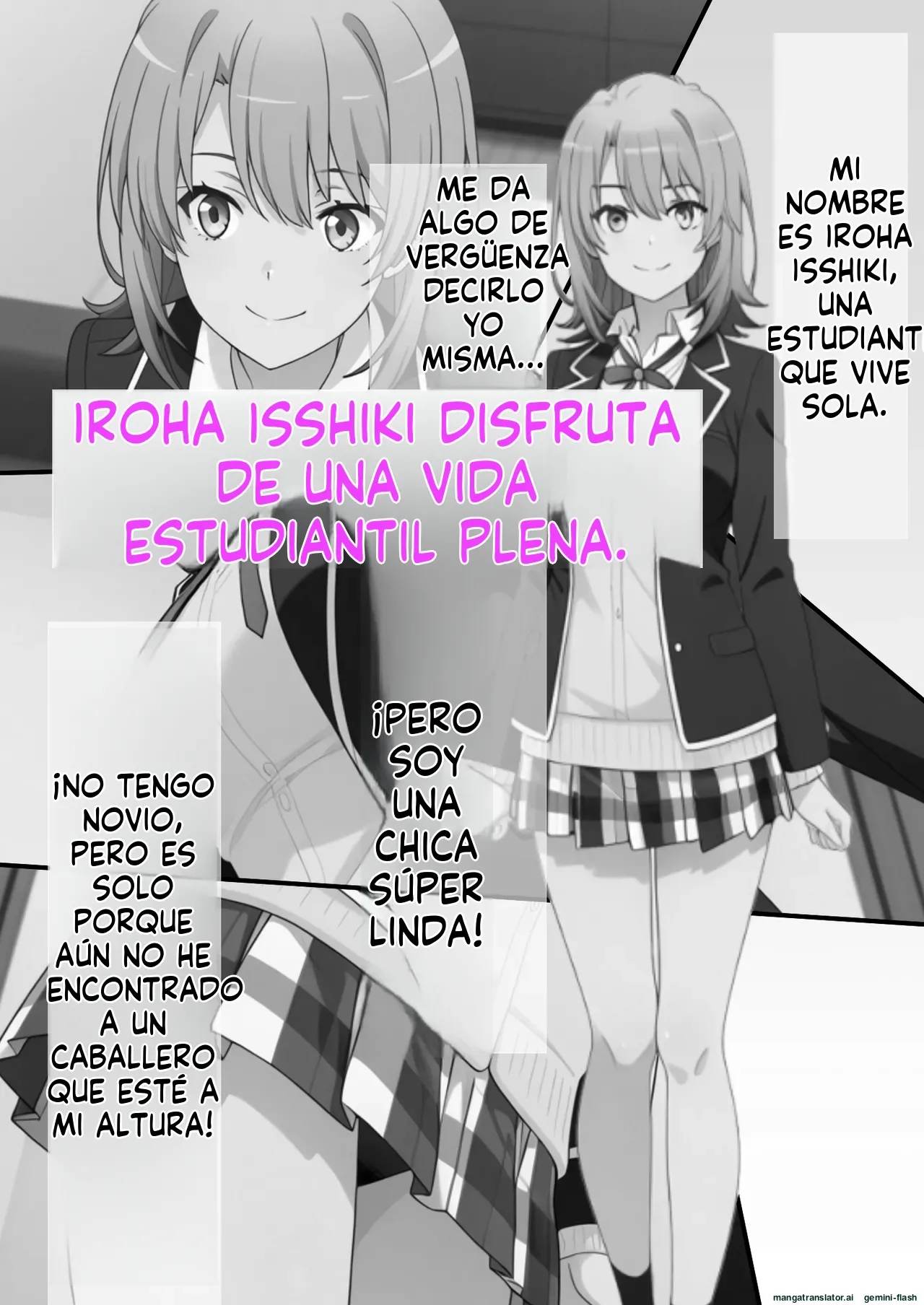 Iroha Isshiki ha Rinzin no Aegi Goede Onani Siteiru 4 - Beronasu  MTL page 3 full