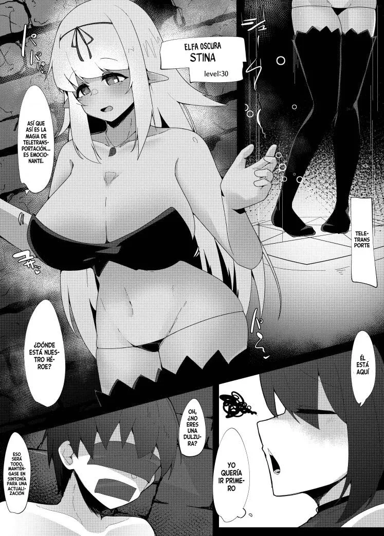 LevelMa: Reencarnación Infinita del Héroe Shota – Extracción Infinita de Semen I ~Capítulo de la Dark Elf Onee-san Gentil~ page 6 full