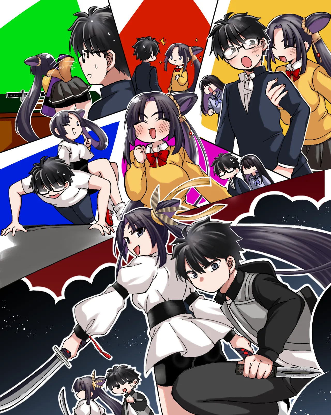 メルブラ 志貴君と牛若丸 page 3 full