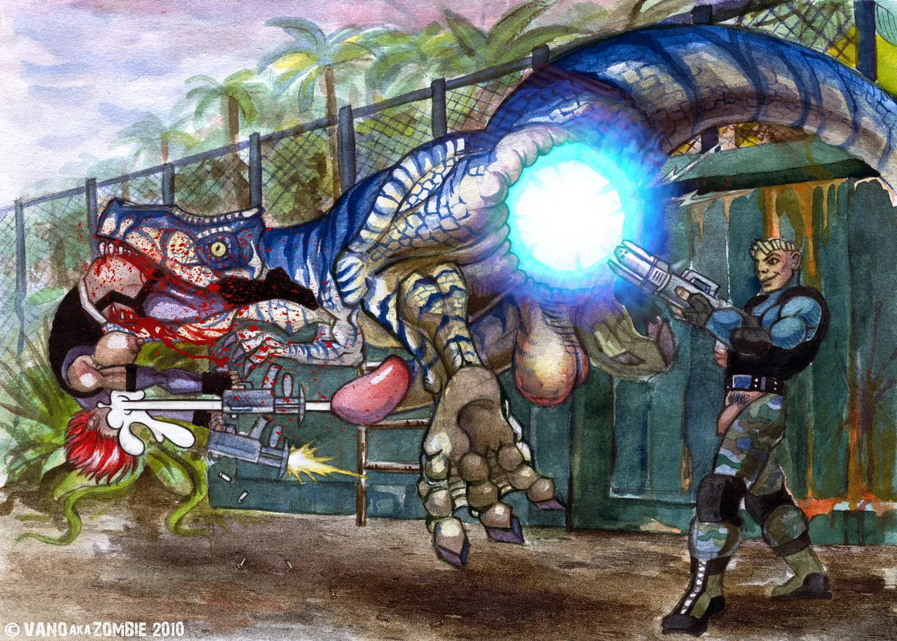 Dino Crisis - Porno Parody page 2 full