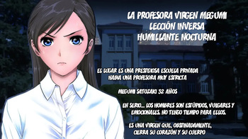 Virgin Teacher Megumi_Nighttime Humiliating Reverse Lesson cover
