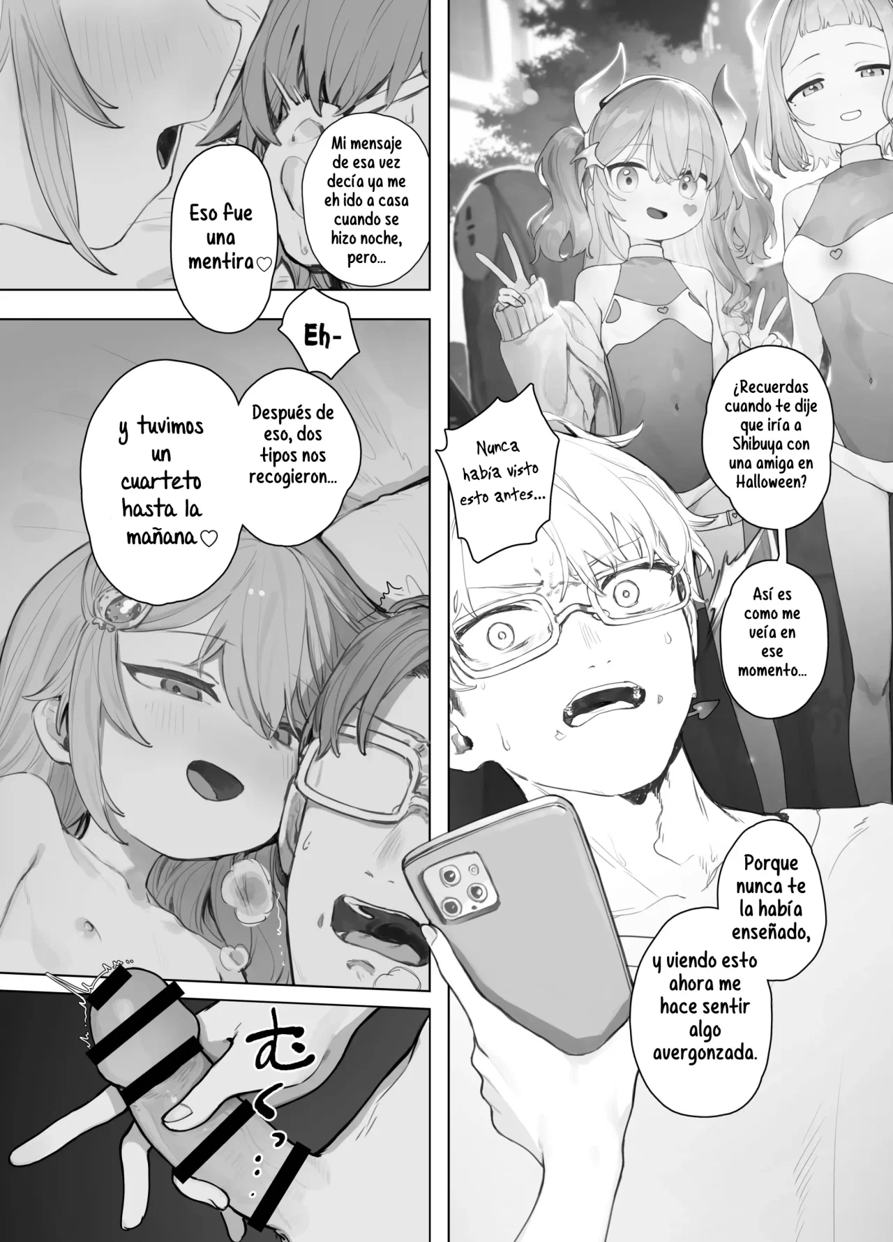 Yuruiko NTR Houkoku Halloween Hen｜Loose Girl ♥Reporte NTR♥ ~Edición Halloween~ page 5 full