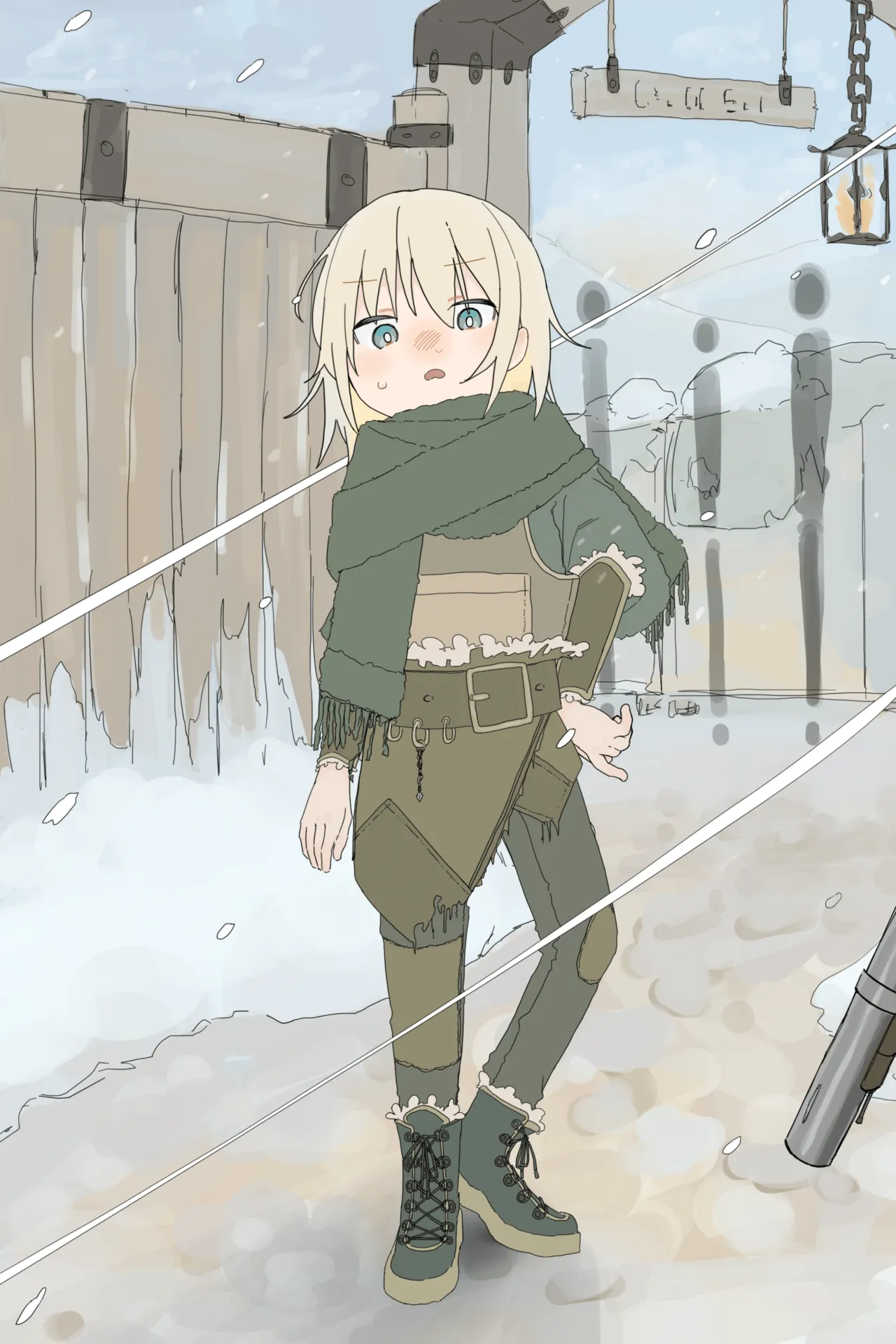 Namaikina Suri no Onnanoko ga Heishi ni Toraerarete Zenra ni Mukareru Made I The thief girl is stripped naked page 6 full