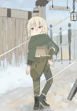 Namaikina Suri no Onnanoko ga Heishi ni Toraerarete Zenra ni Mukareru Made I The thief girl is stripped naked