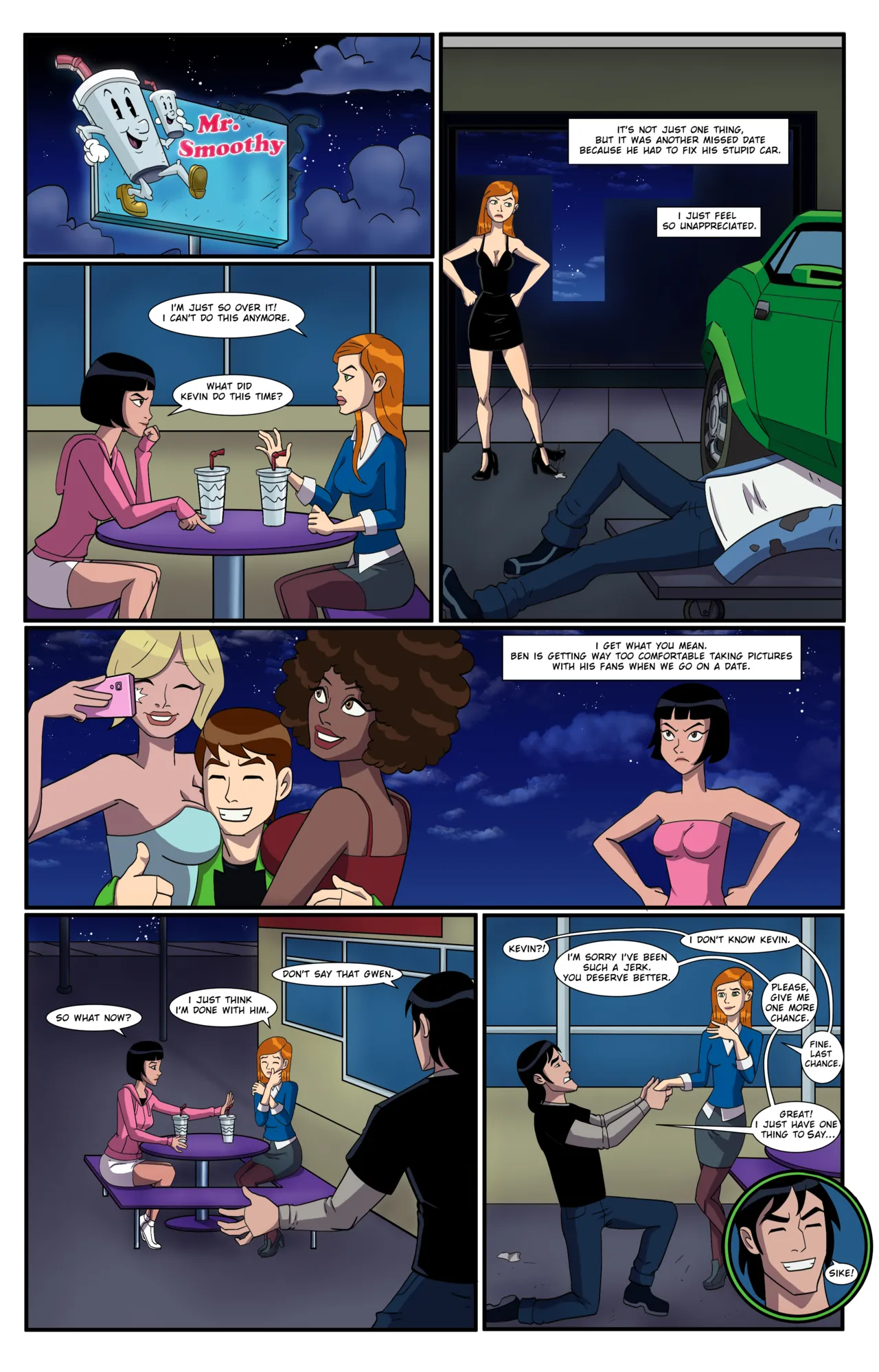 Ben 10: Girls Night page 2 full