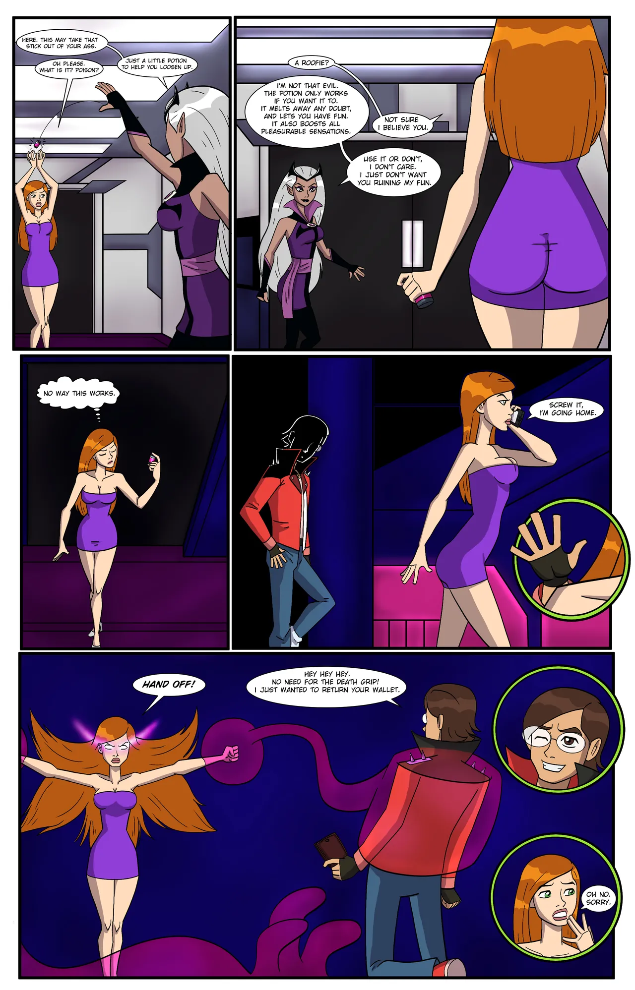 Ben 10: Girls Night page 6 full