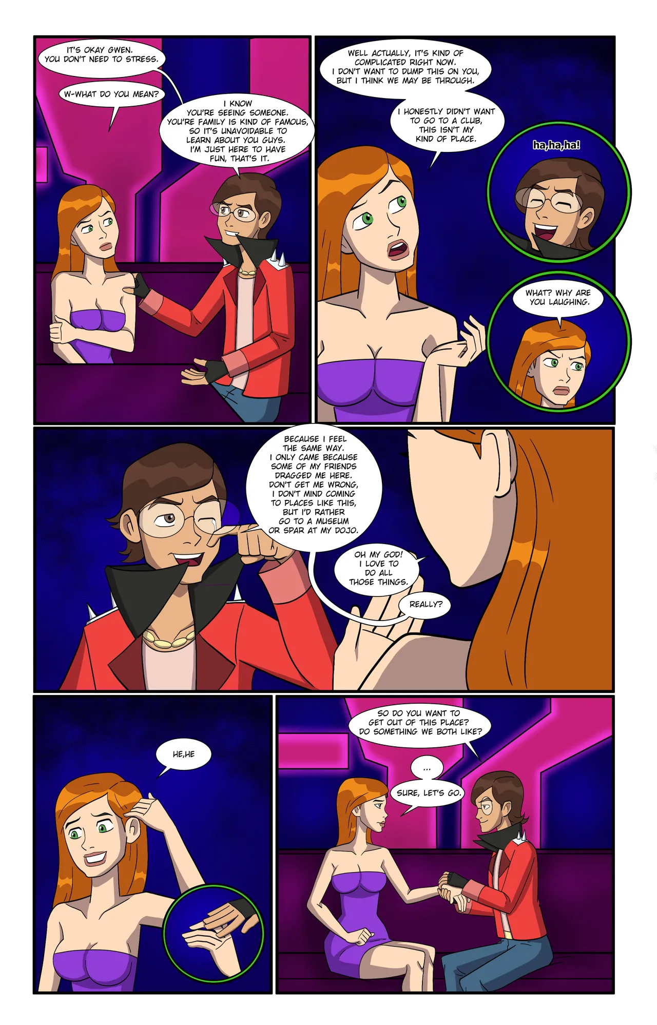 Ben 10: Girls Night page 9 full