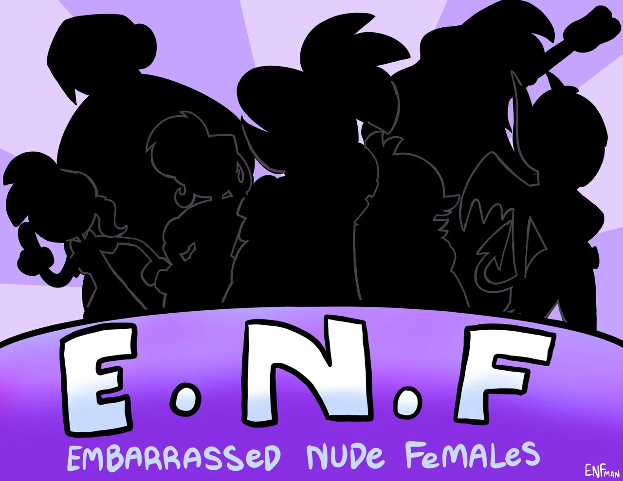 E.N.F.: Embarrassed Nude Females page 1 full