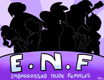 E.N.F.: Embarrassed Nude Females cover