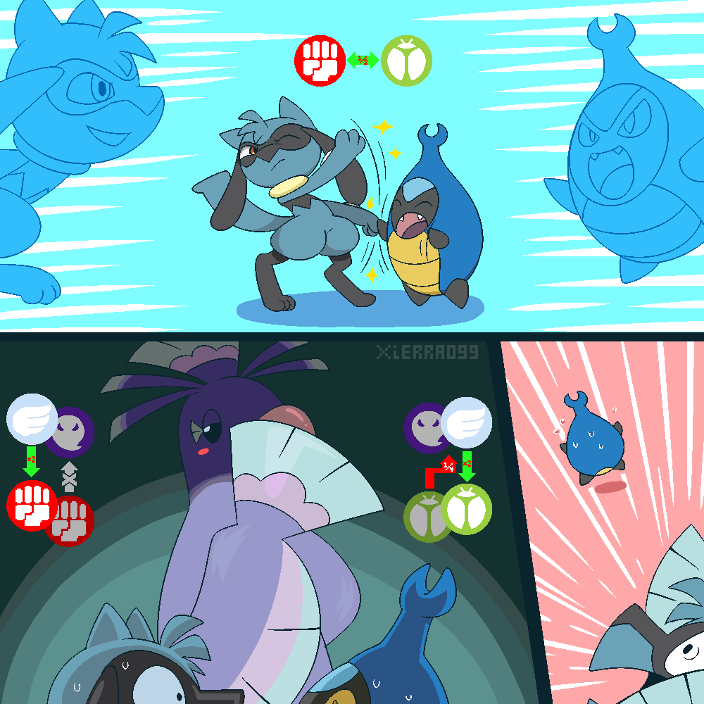 Riolu learns the Type Chart page 10 full
