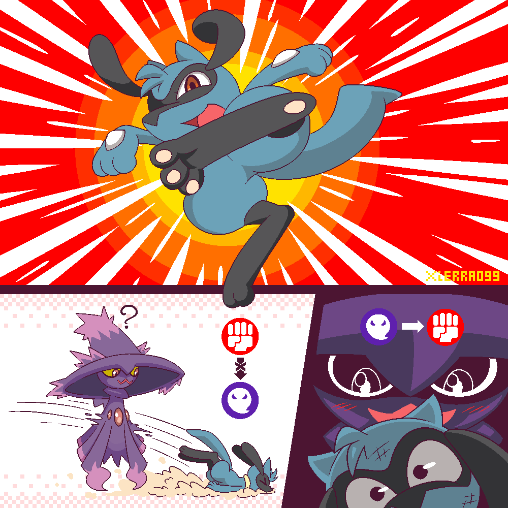 Riolu learns the Type Chart page 6 full