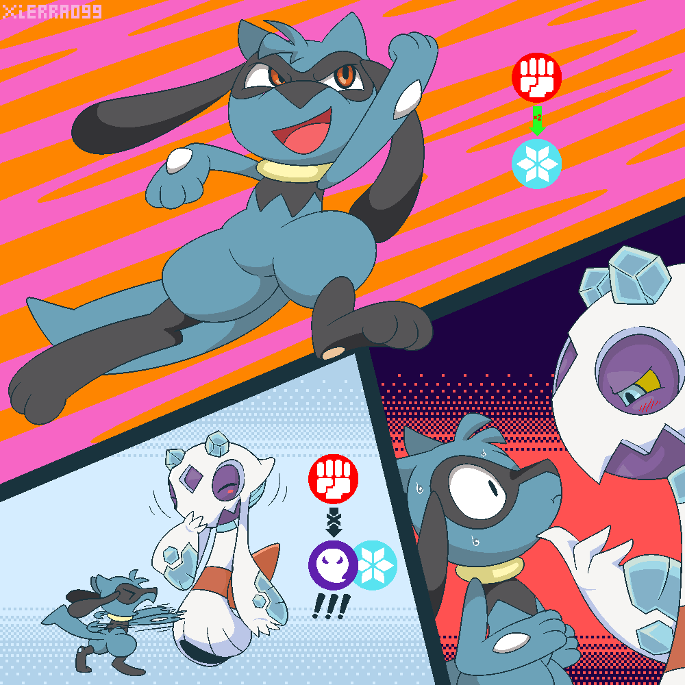 Riolu learns the Type Chart page 8 full