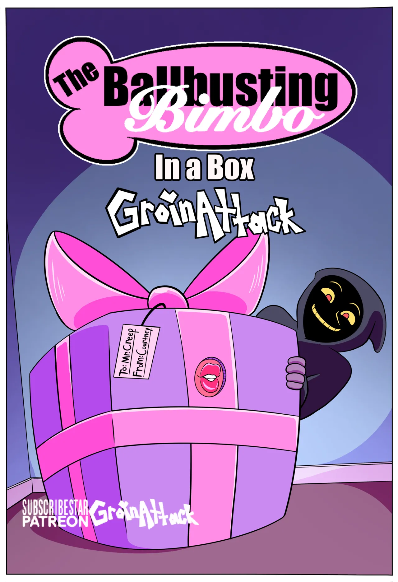 Ballbusting Bimbo in a Box page 1 full