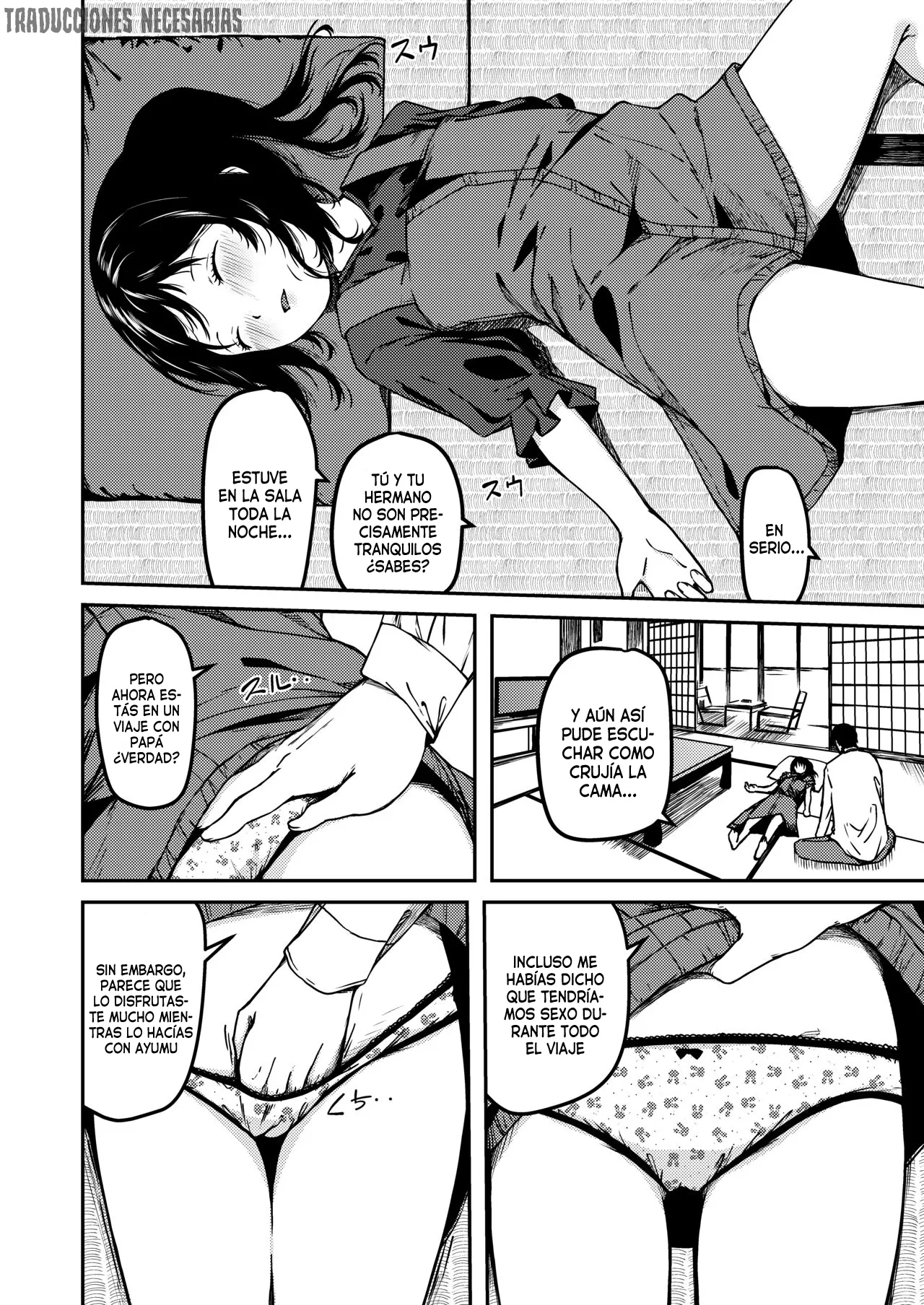 Imouto to Papa to Boku no Fukuzatsu na Katei Jijou + Omake - Mi hermana menor, mi papá y yo tenemos un viaje obsceno a las aguas termales + Extra page 7 full