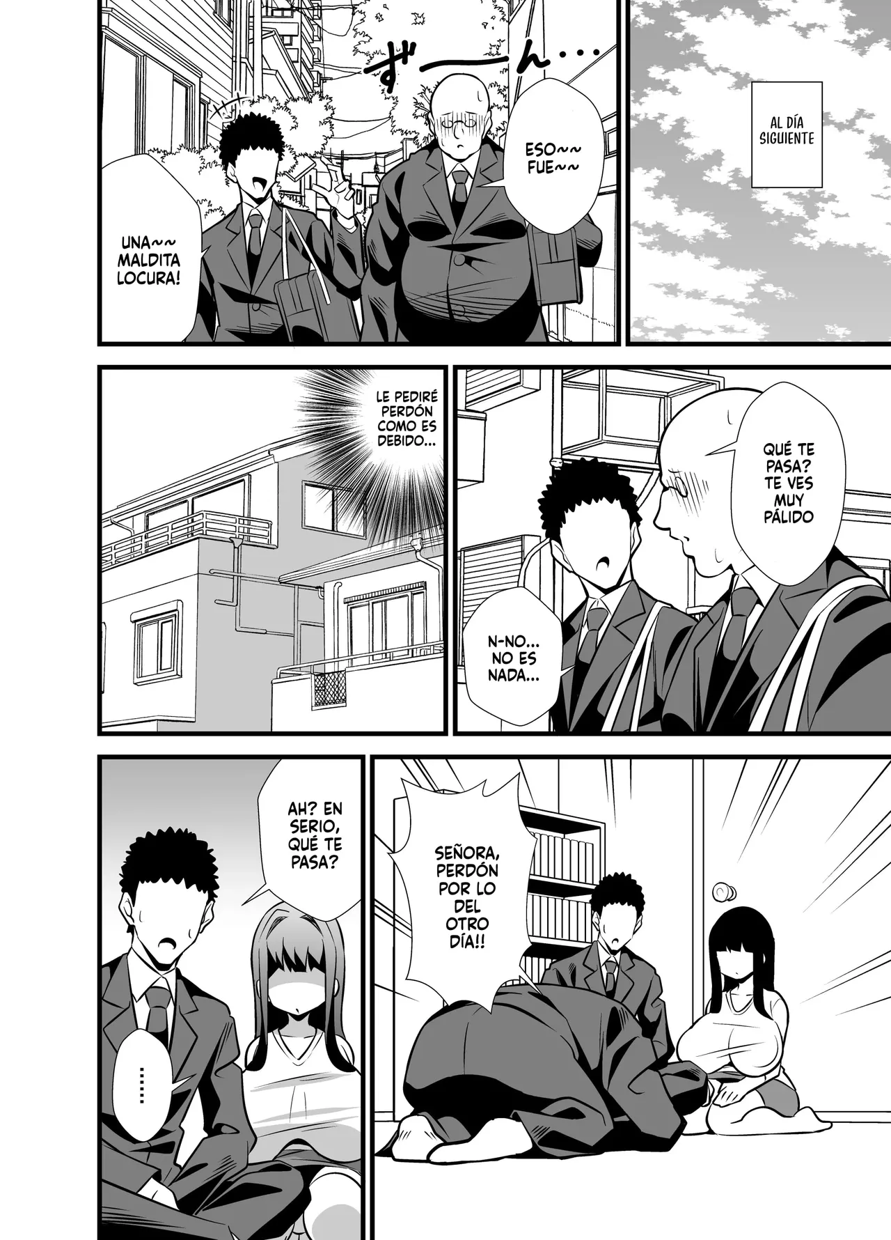 Musuko no Tomodachi ni Nani o Sarete mo Neta Furi o Yamenai Goumou Dougan Mama♡｜No Importa lo que le Haga el Amigo de su Hijo, Esta Madre con Cara de Nina y Coño Peludo, No Dejará de Fingir que Está Dormida♡ page 7 full