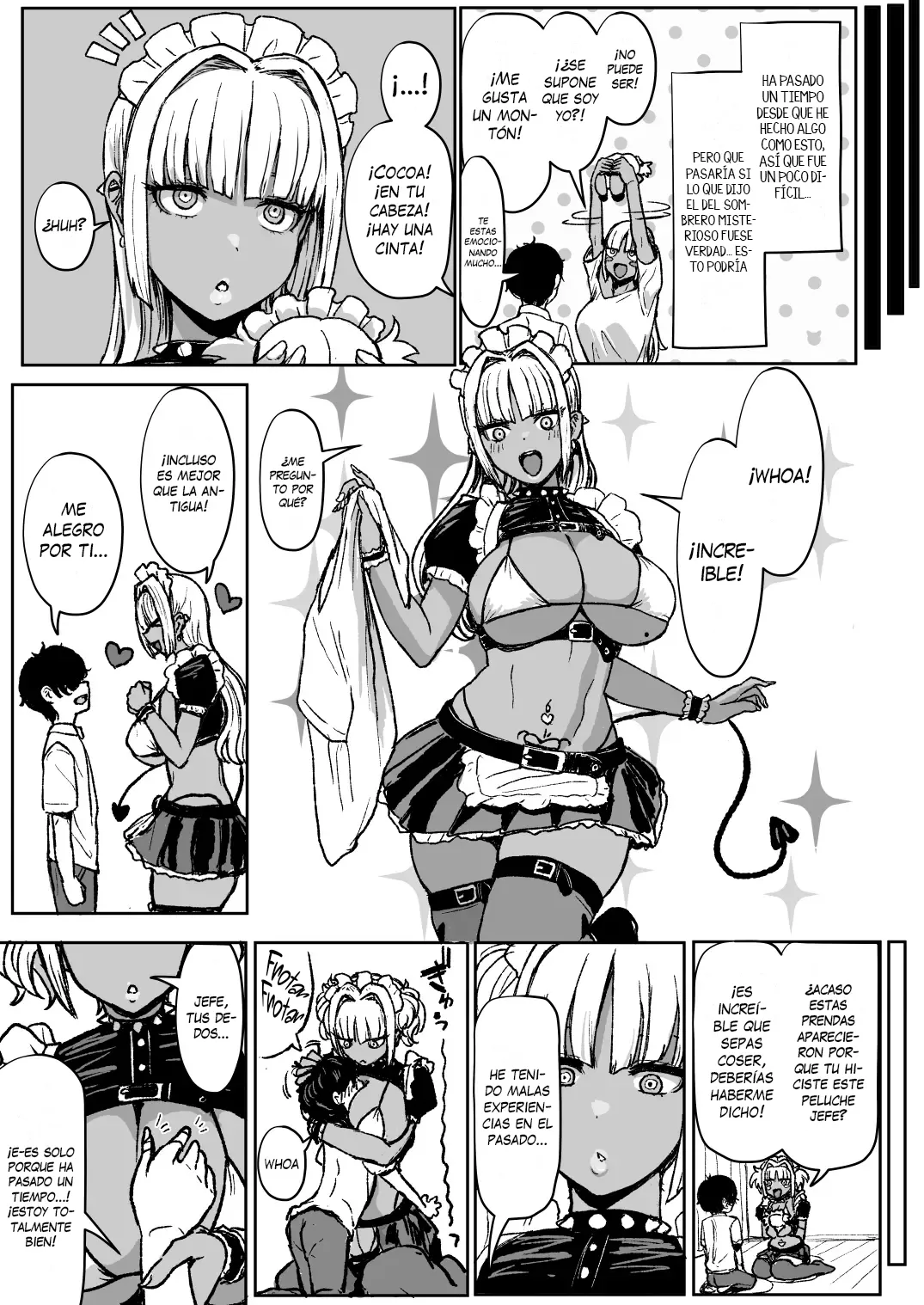 La maid gyaru bronceada sucubo que devora a su maestro 3 page 4 full