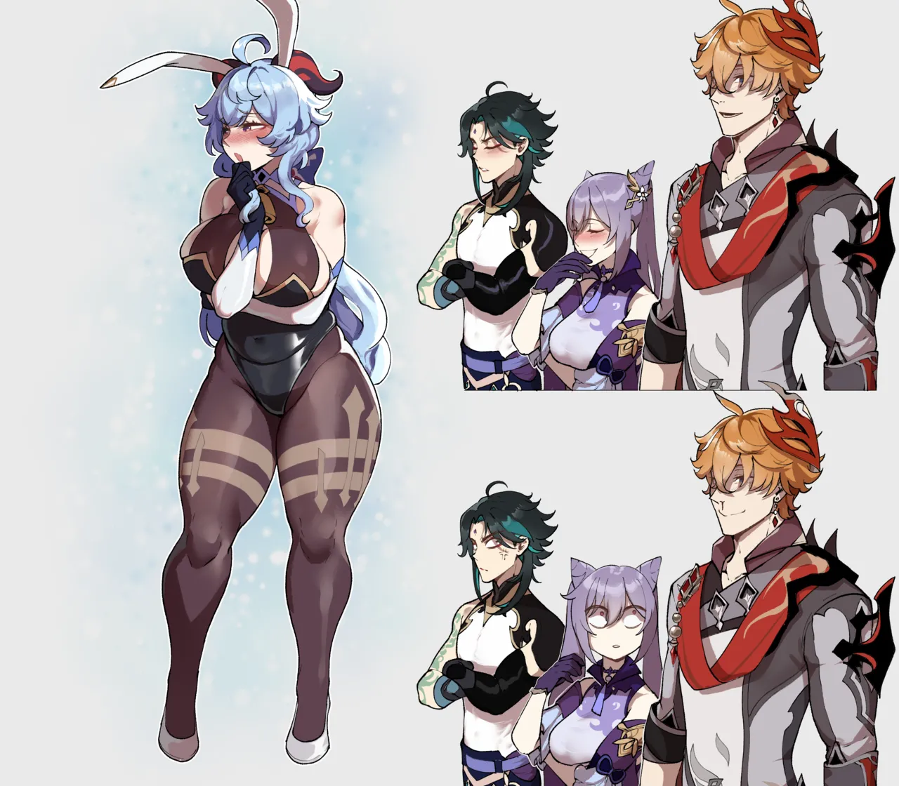 Ganyu bunnysuit page 4 full