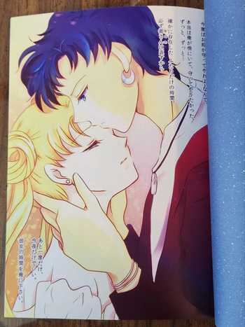 Sailor moon art compilation cover