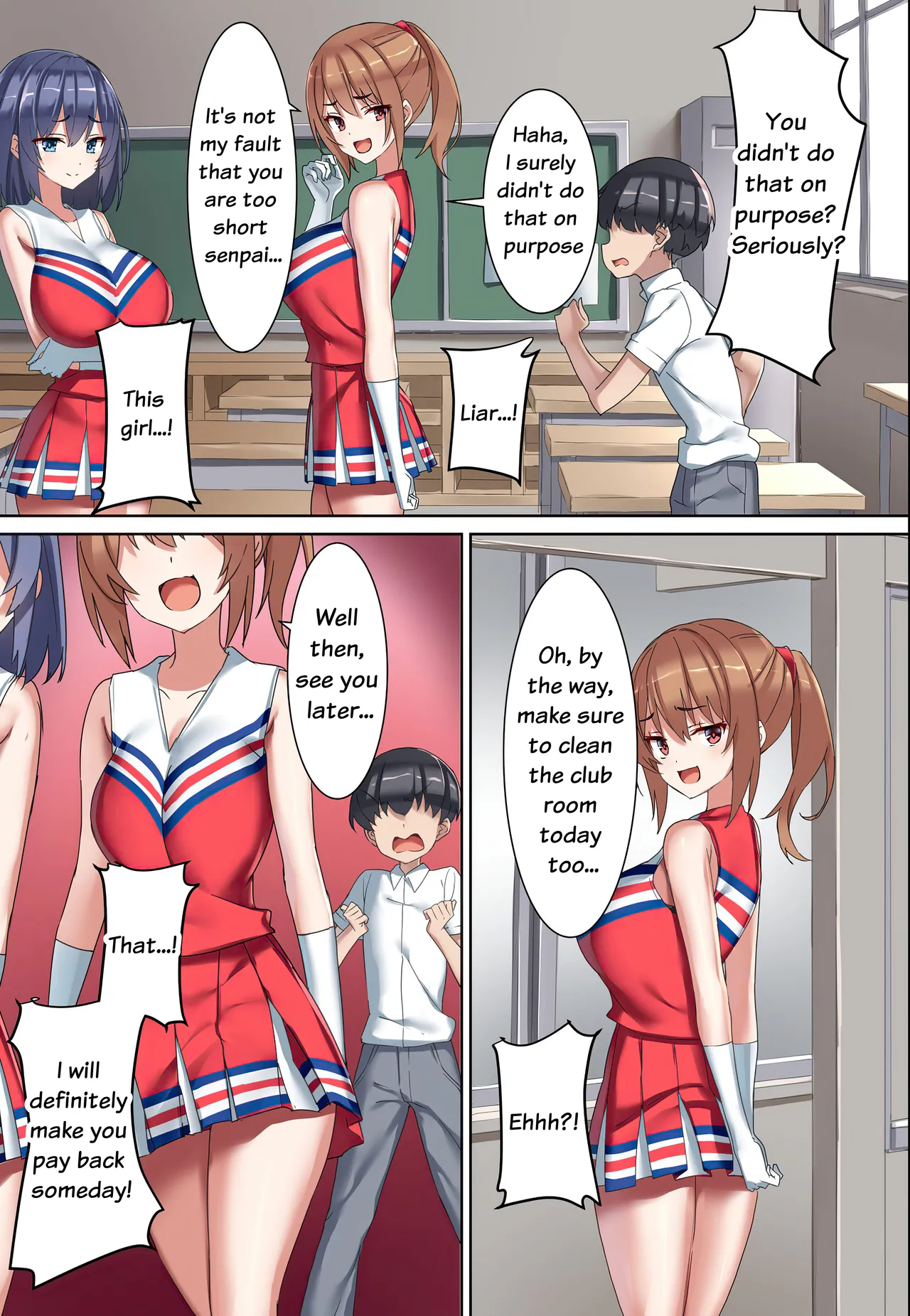The Tale of a Man Who Was Do-M Trained by a Do-S Kouhai Cheerleader page 6 full