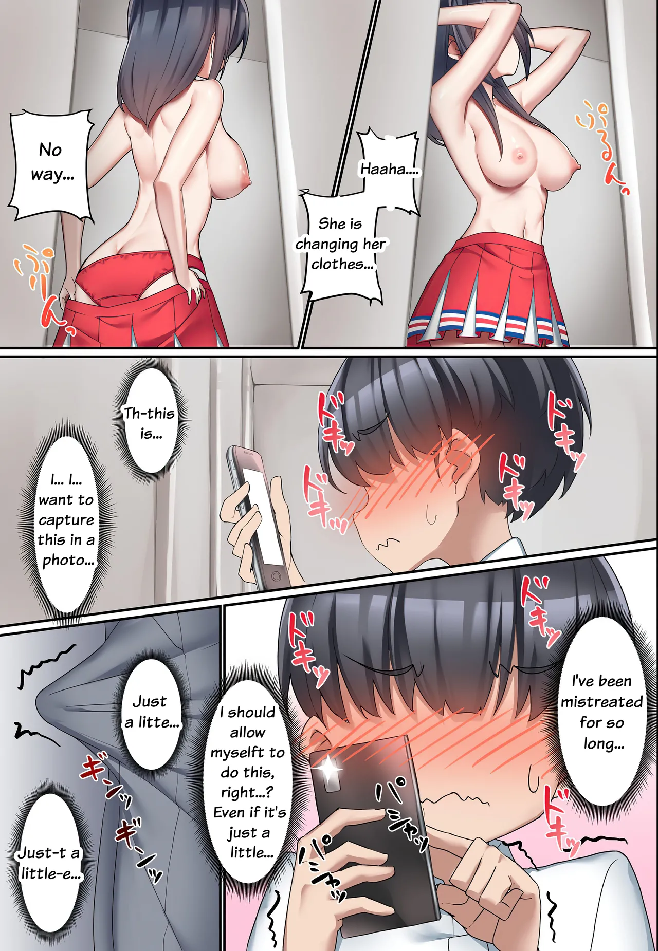 The Tale of a Man Who Was Do-M Trained by a Do-S Kouhai Cheerleader page 9 full