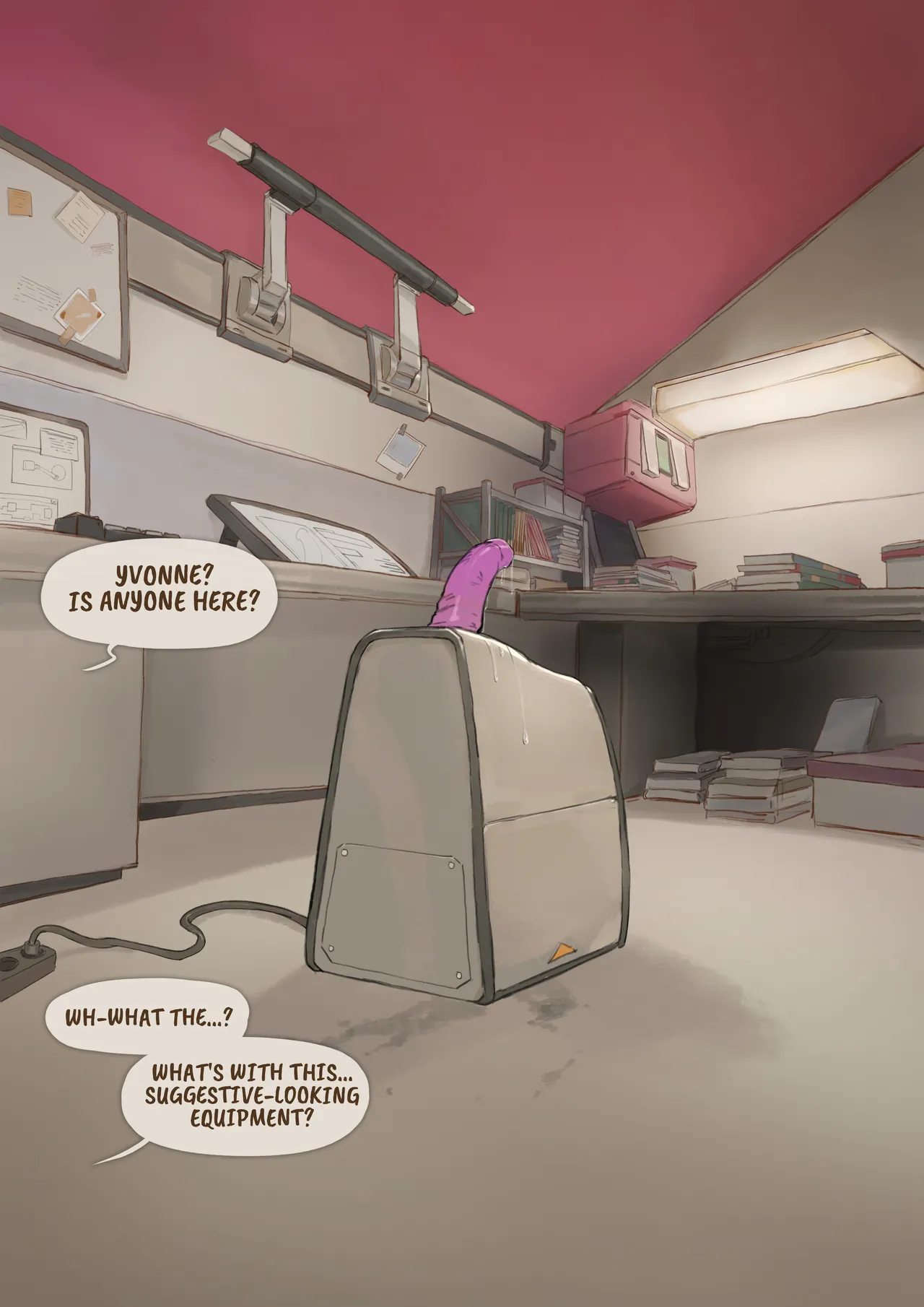Yvonne - "Noob Pussy Test" page 1 full