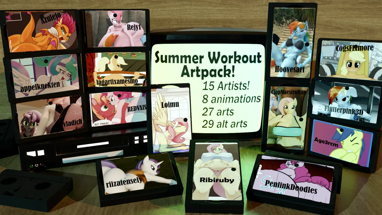 Summer Workout Artpack page 1 full