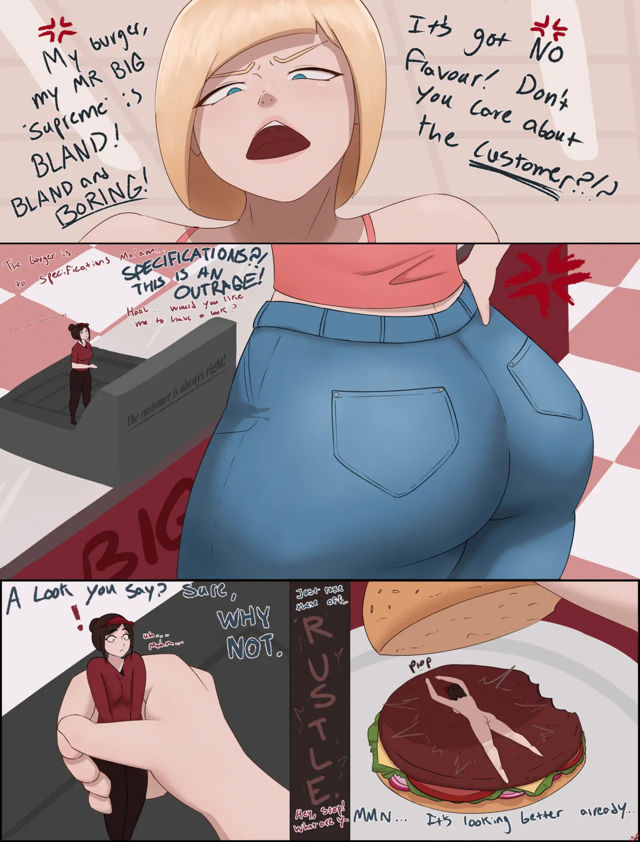 A trip to Big Burger page 1 full