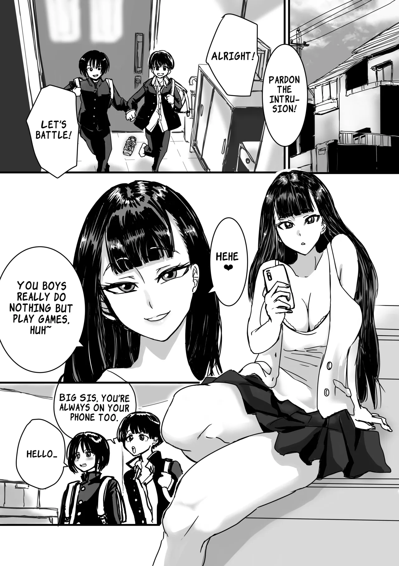 Tomodachin-chi no Dekkai Onee-chan | My Friend’s Huge Big Sis page 2 full