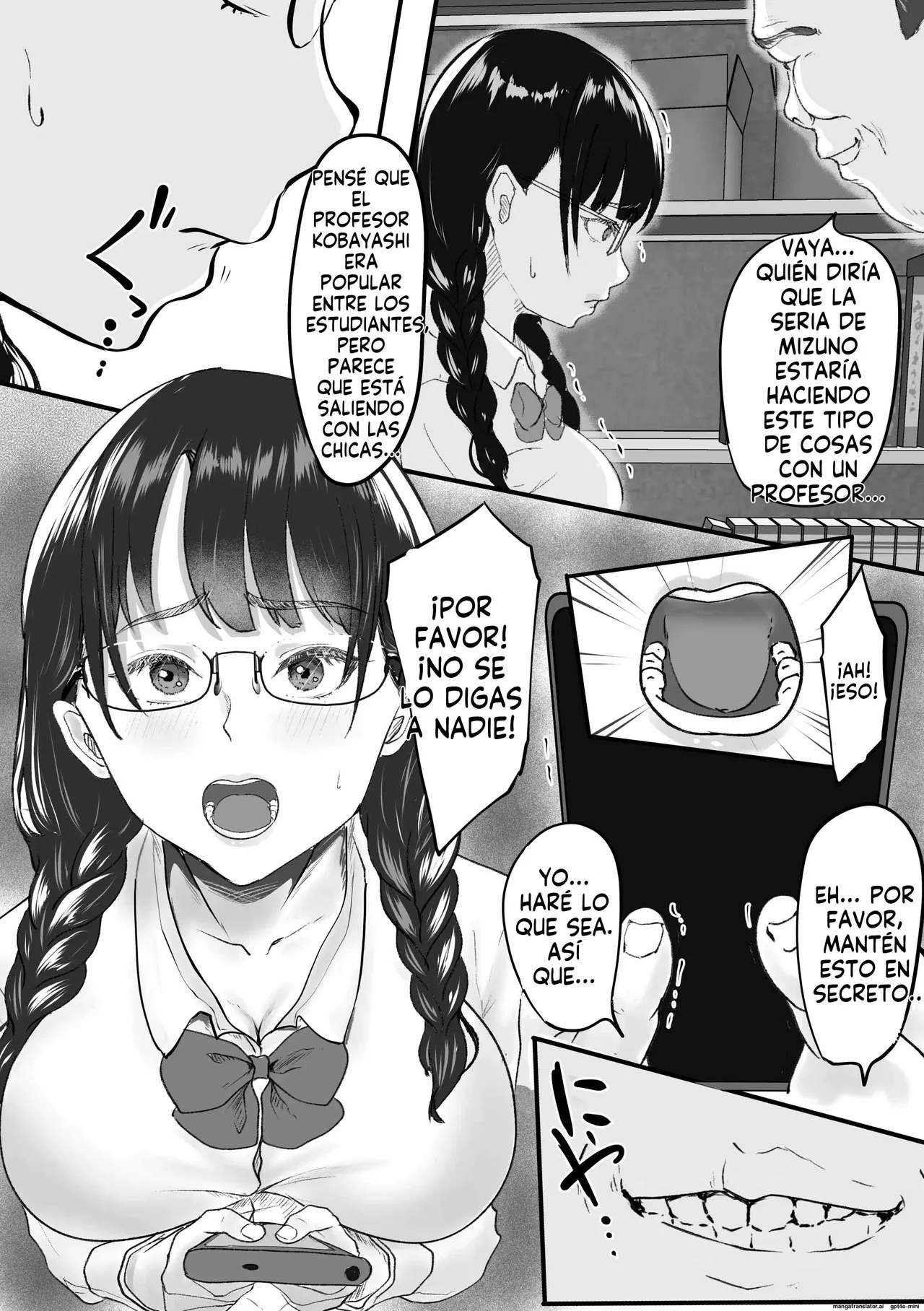 Shinnin Kyoushi to Tsukiatte iru Koto ga Barete Chuunen no Tannin Kyoushi ni Netorareru Hanashi｜La Chica que Salía con su Profesor fue Descubierta y Chantajeada por Otro Profesor de Mediana Edad page 6 full