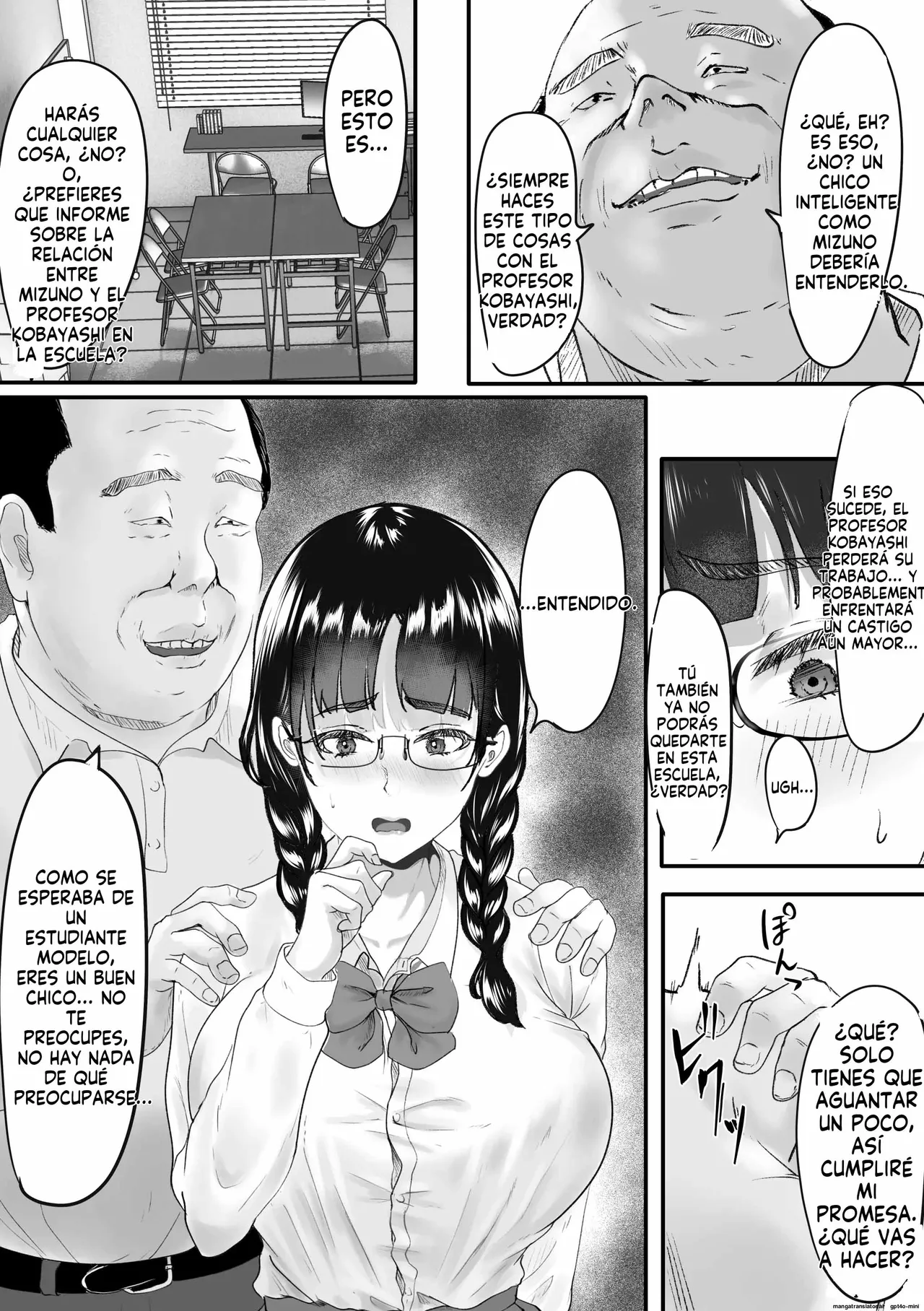Shinnin Kyoushi to Tsukiatte iru Koto ga Barete Chuunen no Tannin Kyoushi ni Netorareru Hanashi｜La Chica que Salía con su Profesor fue Descubierta y Chantajeada por Otro Profesor de Mediana Edad page 8 full
