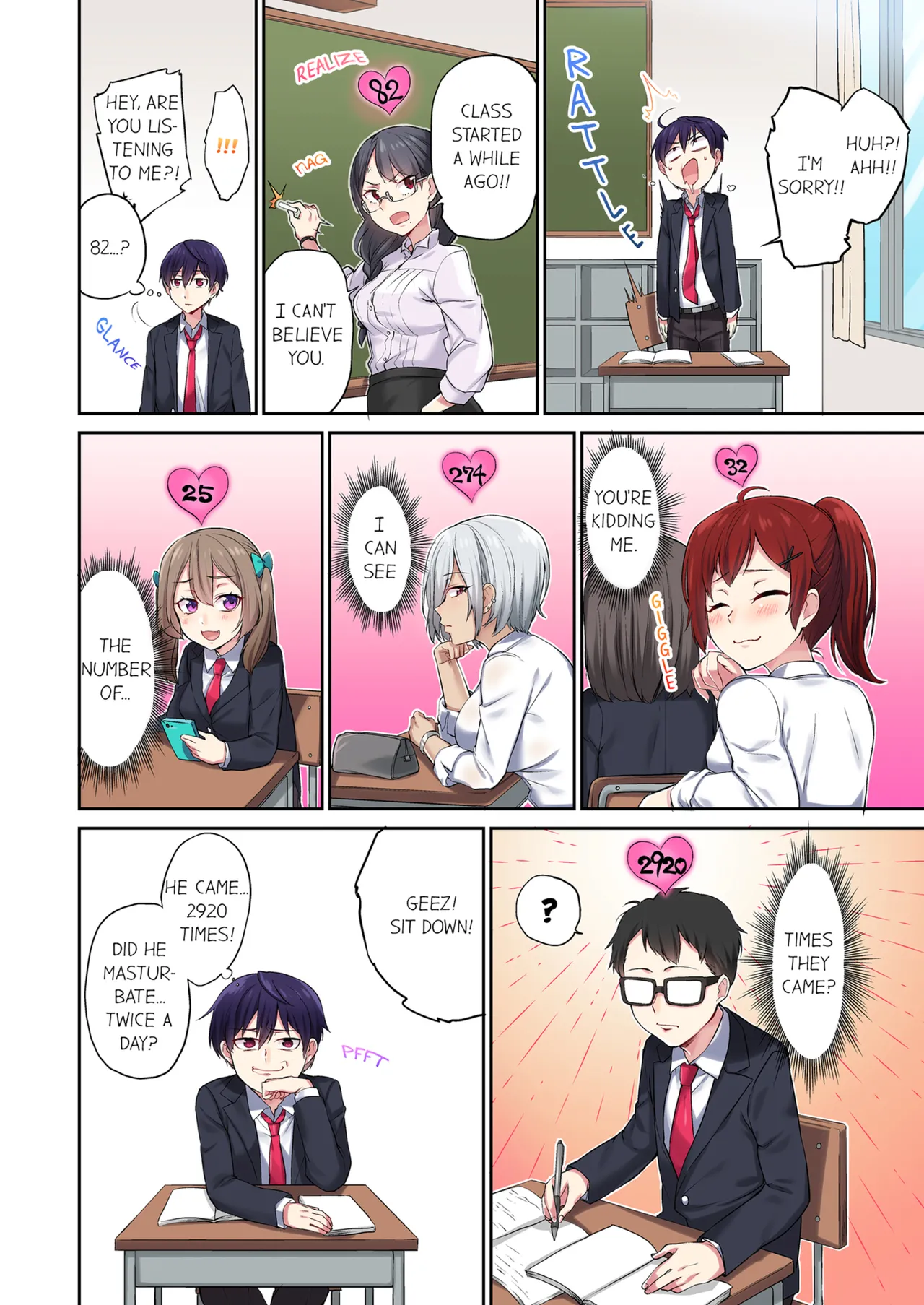 Committee Chairman, Didn't You Just Masturbate In the Bathroom? I Can See the Number of Times People Orgasm Vol. 1-11 page 6 full