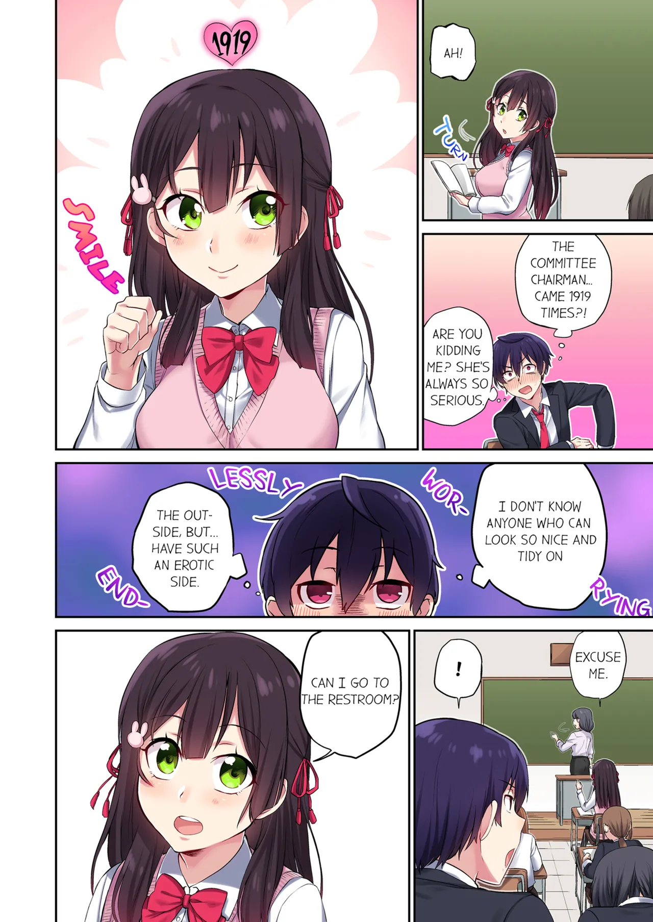 Committee Chairman, Didn't You Just Masturbate In the Bathroom? I Can See the Number of Times People Orgasm Vol. 1-11 page 8 full