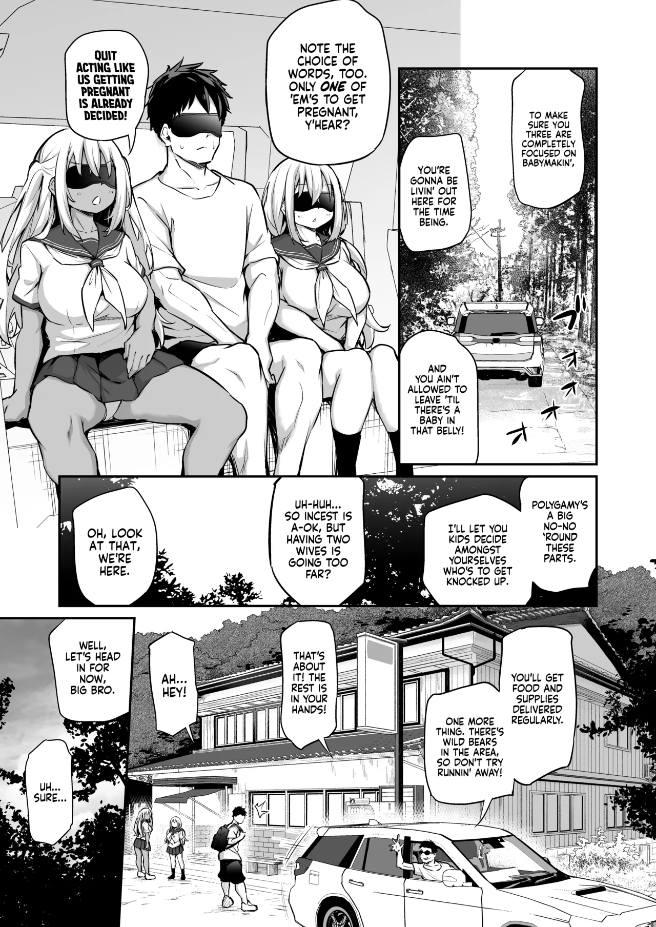 Imouto-tachi o Haramasenai to Derarenai Mura | You Must Breed Your Sisters to Leave This Village page 4 full