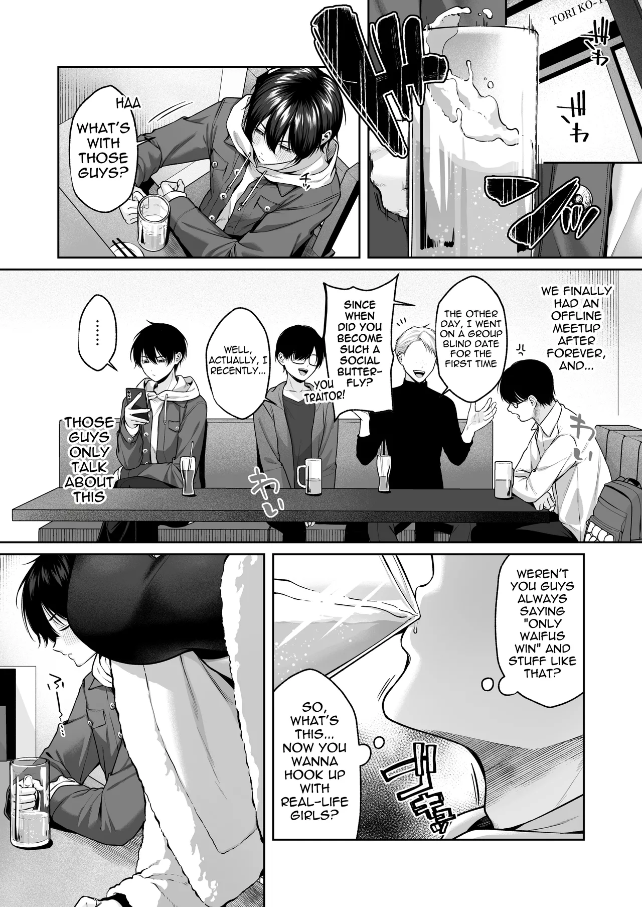 Nijigen Otaku-kun wa Gal Oppai de Kan Ochi Shasei | Otaku-kun is utterly defeated and cum hard thanks to the gyaru's boobs page 2 full