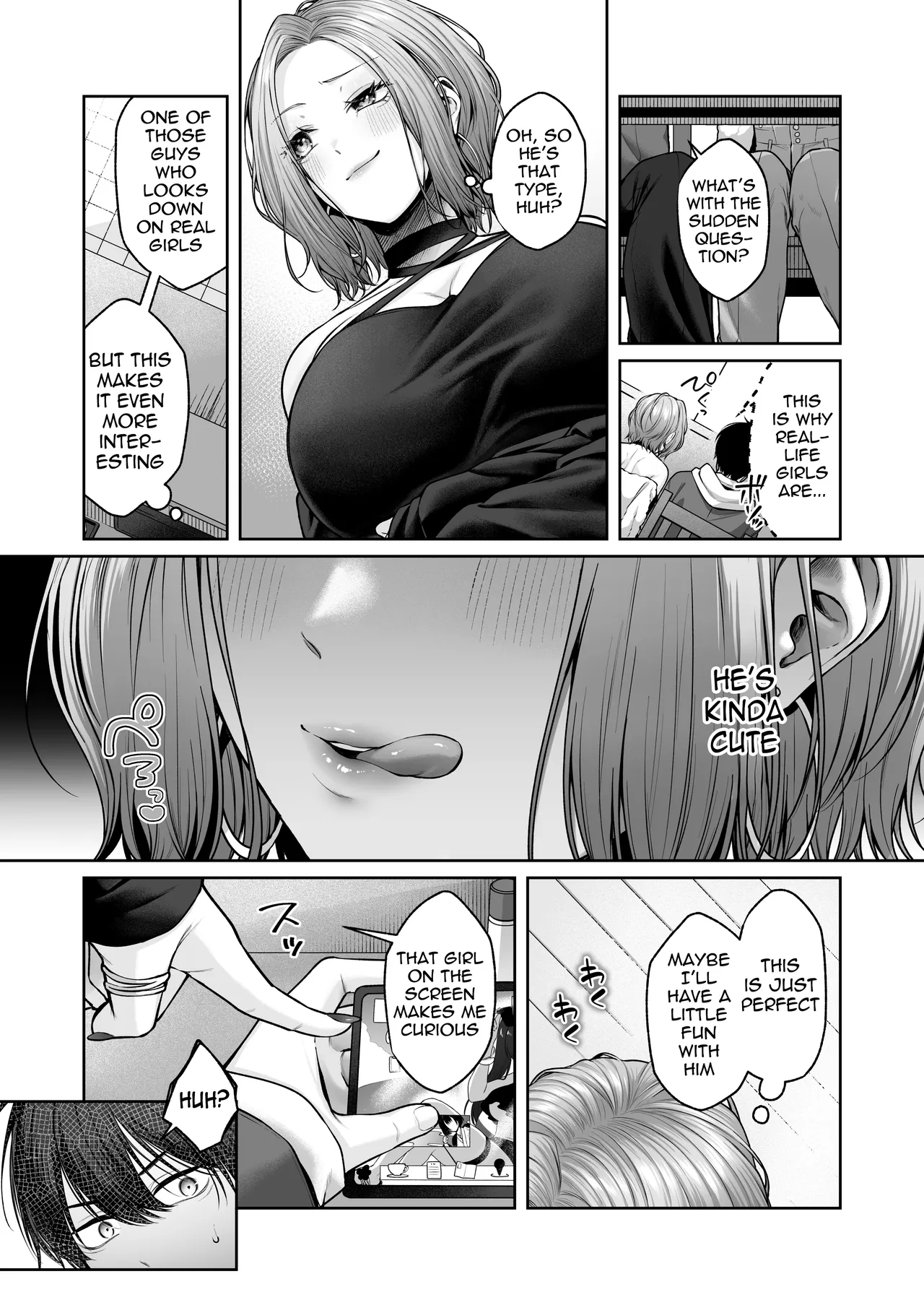 Nijigen Otaku-kun wa Gal Oppai de Kan Ochi Shasei | Otaku-kun is utterly defeated and cum hard thanks to the gyaru's boobs page 6 full