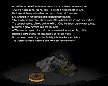 Anna and Watcher Metro 2033 cover