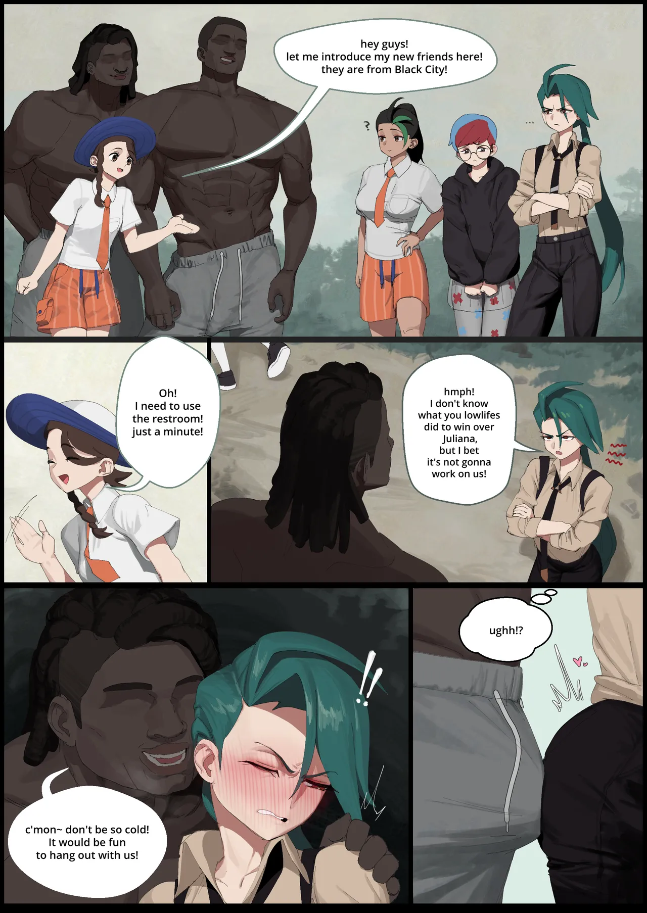 Nemona, Penny &amp; Rika get BLACKED page 1 full