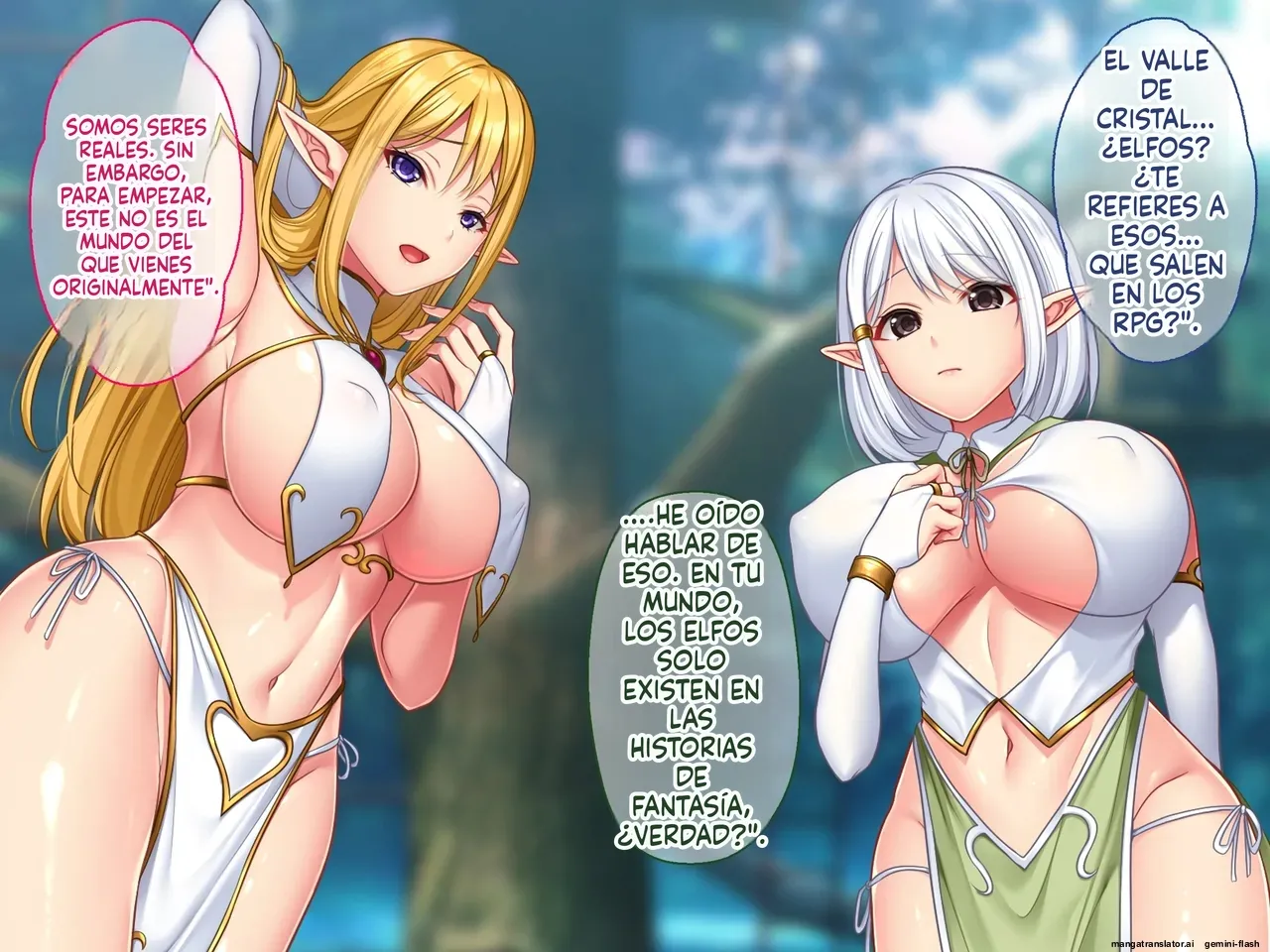 Dosukebe Elf no Hatsujou Manko ga Chinpo o Kuwaete Hanasanai node Asa kara Ban made Kozukuri Sanmai!  MTL page 4 full