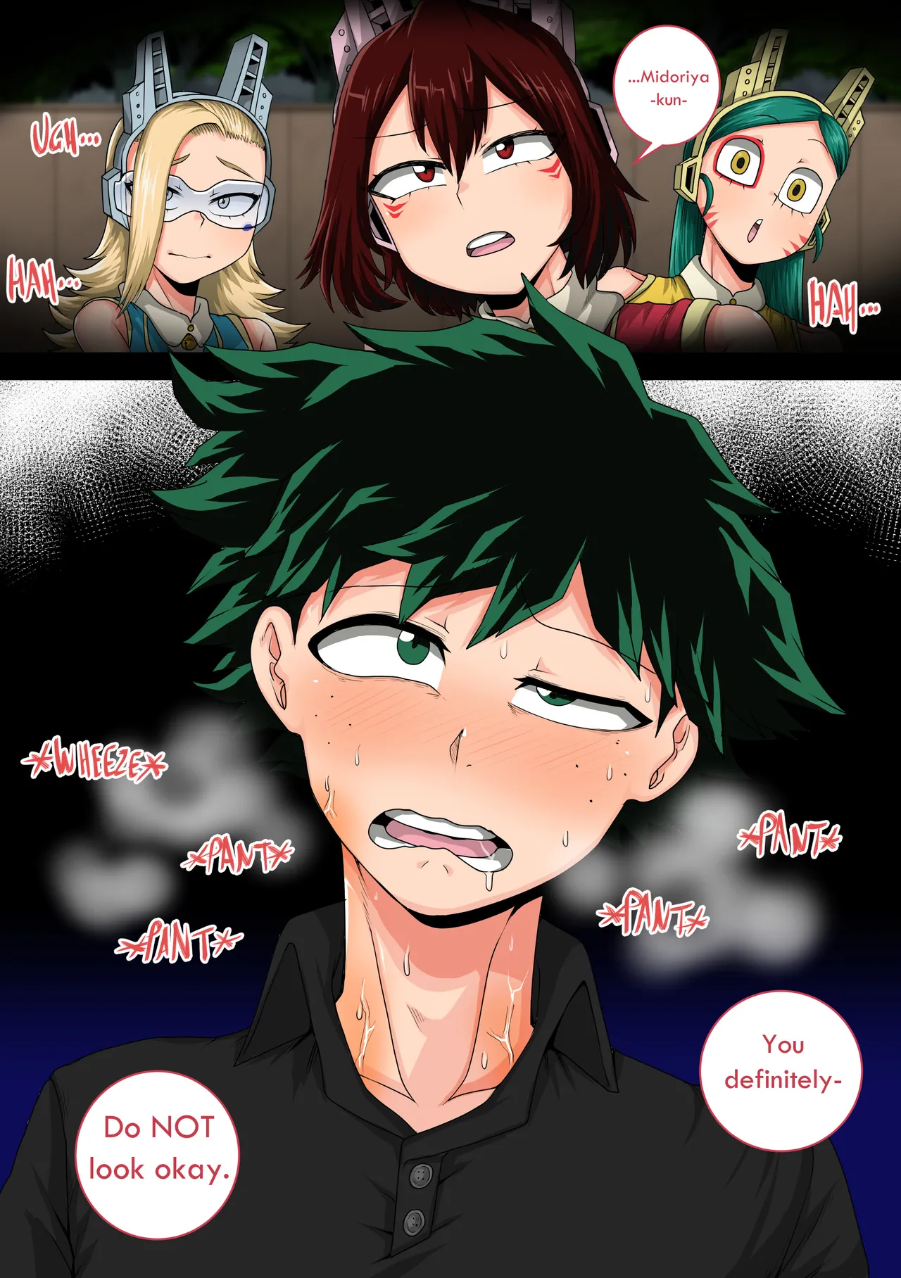 My Harem Academia Chapter 8 Part 3 Breaking into a broken heart page 4 full