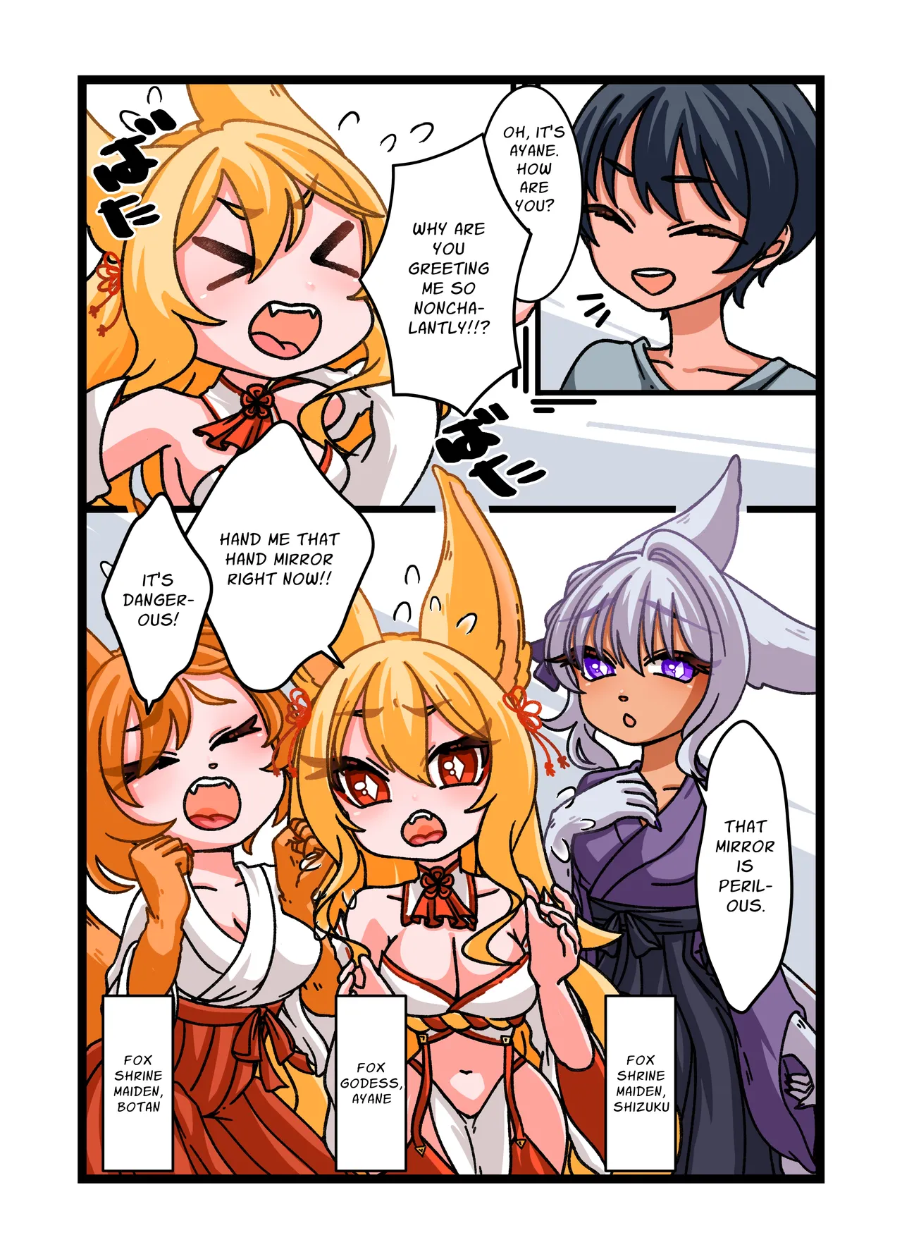 Estrus Inducing Hand Mirror ~Harem Sex with Busty Vixens~ page 3 full