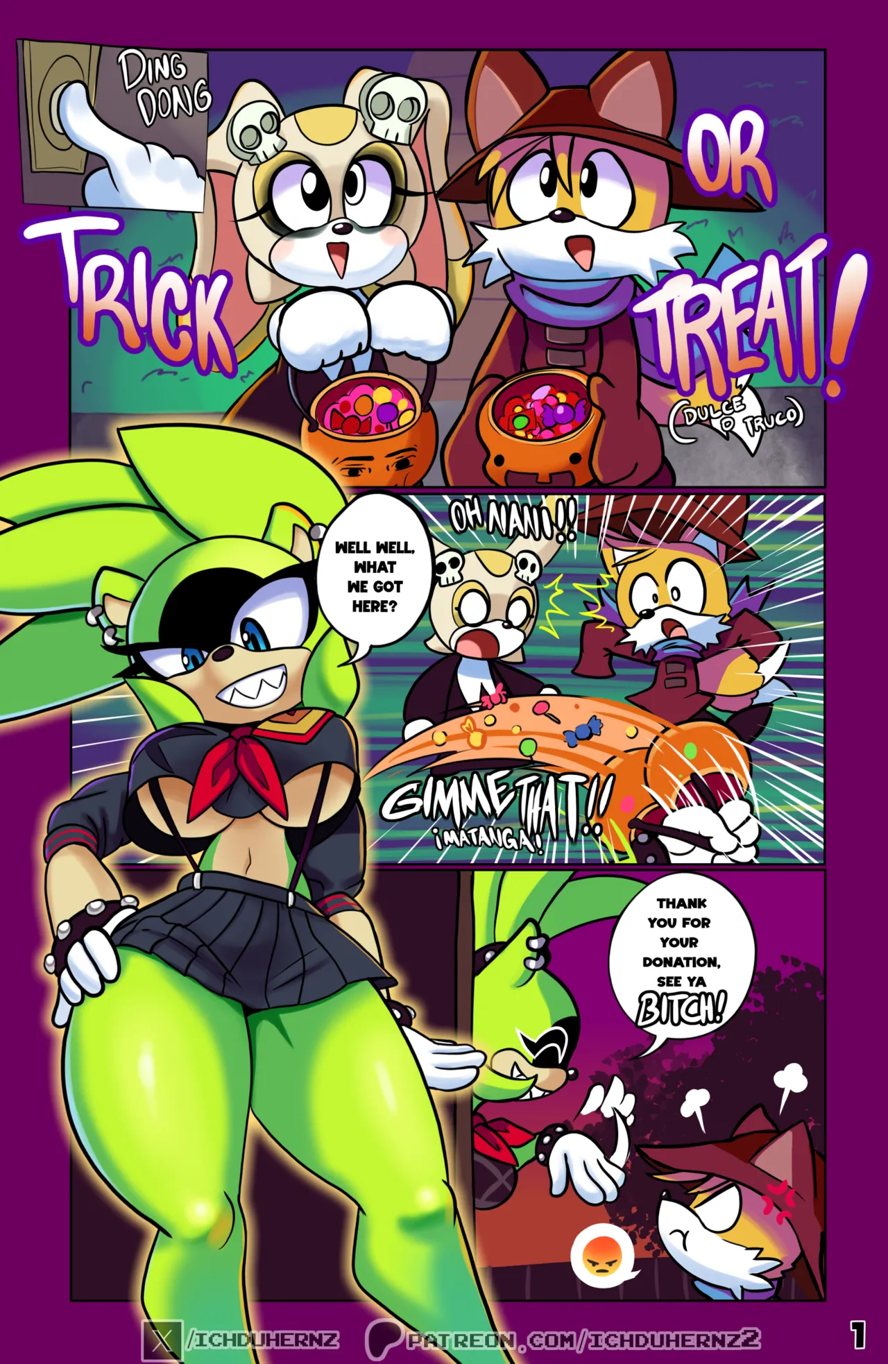 Tails and Cream Halloween Moment page 2 full