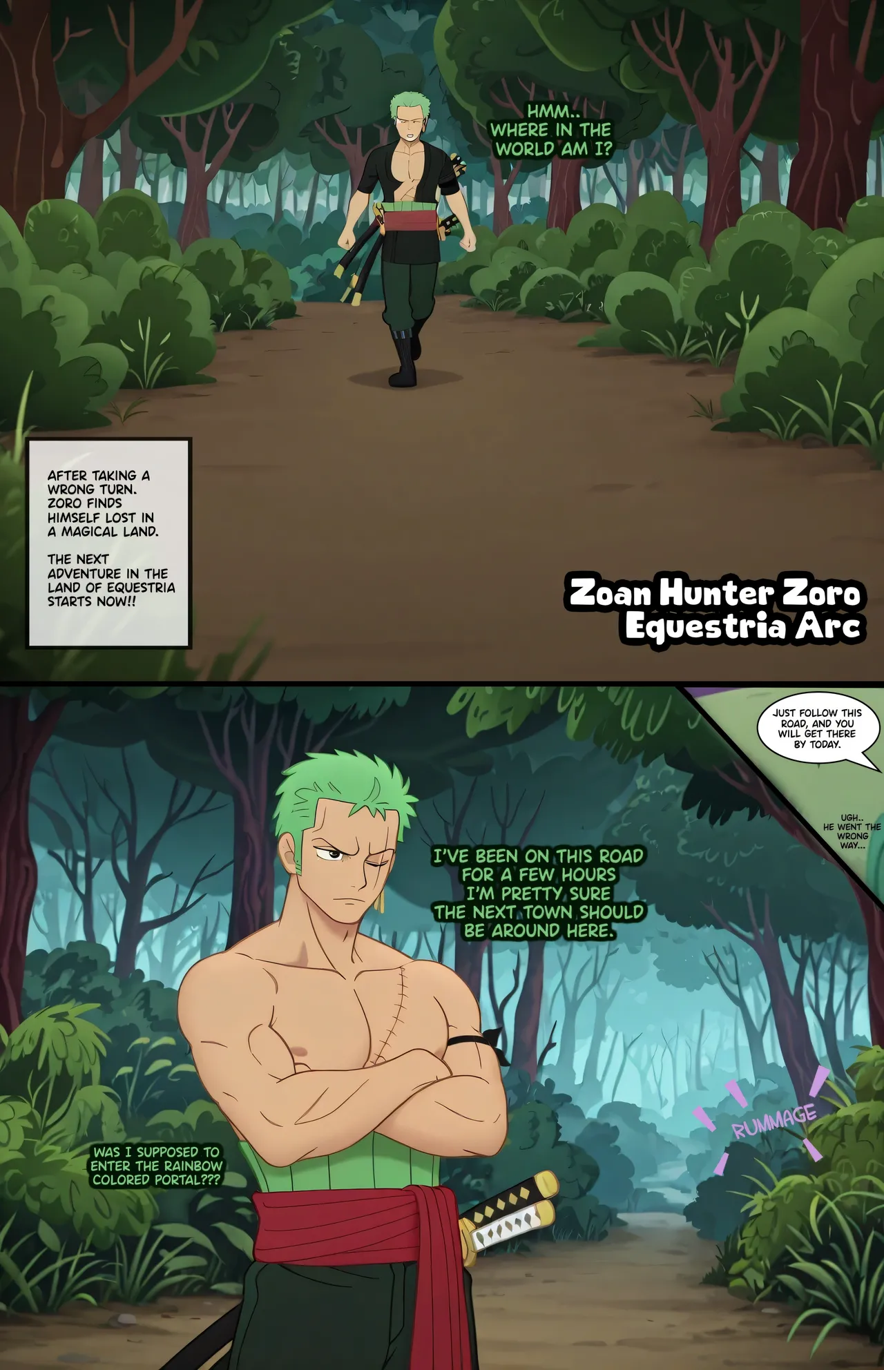 Zoan Hunter: Roronoa Zoro Ch.0-Ch.1 page 3 full