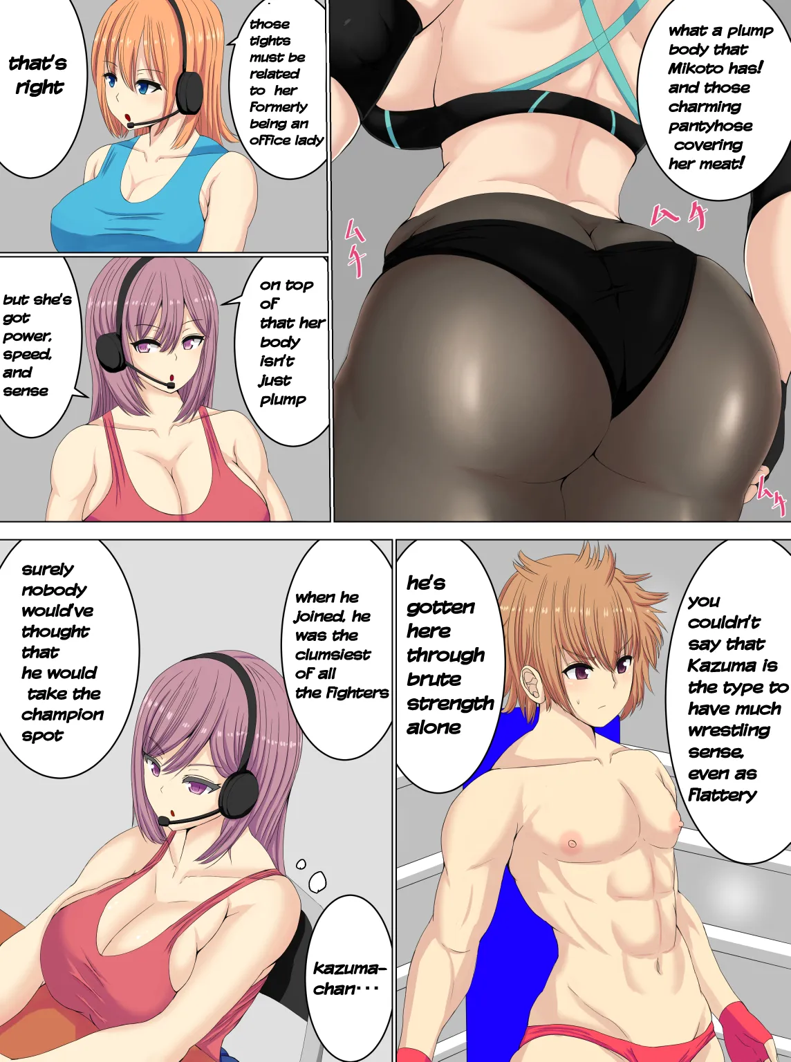 PanSto Wrestler ni Makasareru | Defeated by a pantyhose wrestler page 4 full