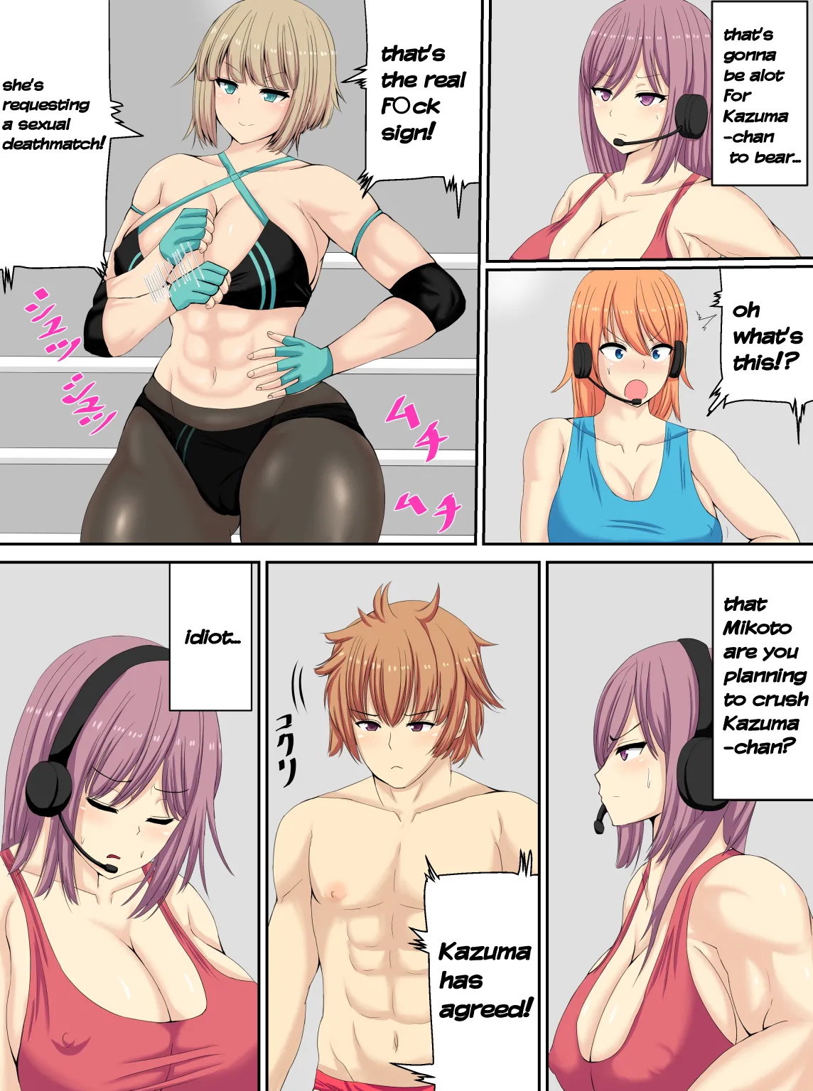 PanSto Wrestler ni Makasareru | Defeated by a pantyhose wrestler page 8 full