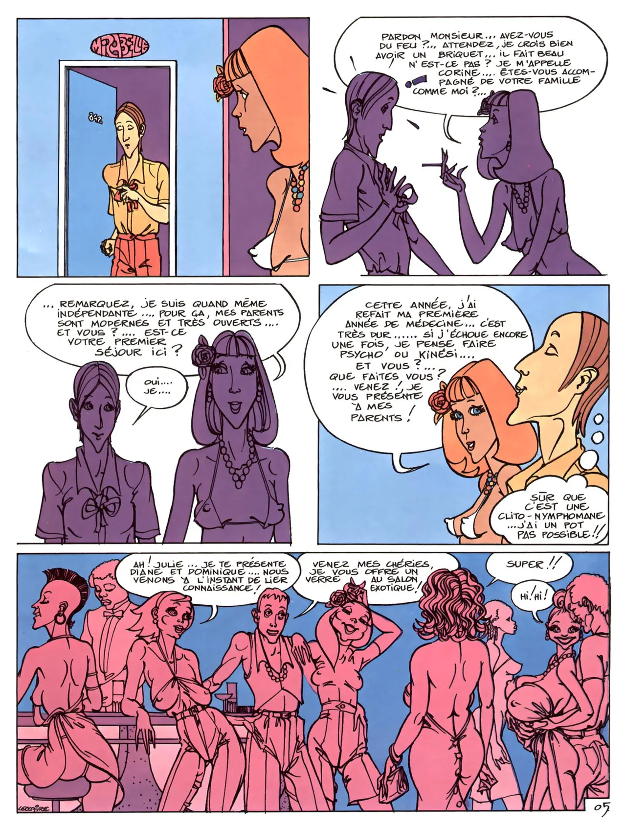 Gerard Leclaire La Famille Freudipe T03 Au club page 9 full