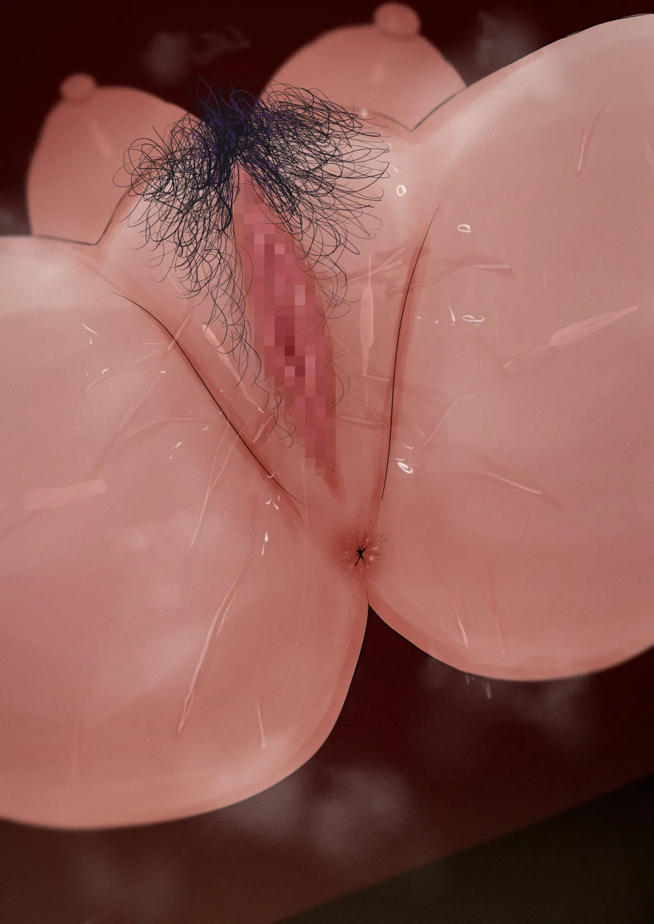 雌臭い剛毛ま〇こを顔騎で舐めさせてくれるサキ page 1 full